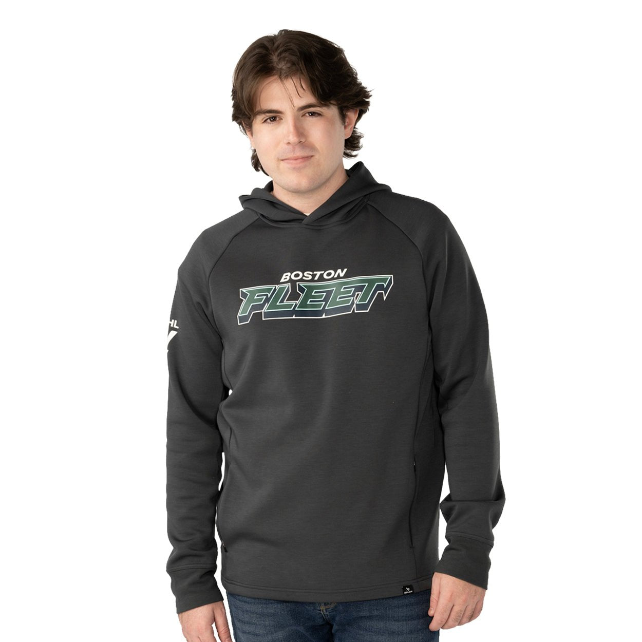 Boston Fleet Adult Bauer Pullover Hoodie - Hoodie in S