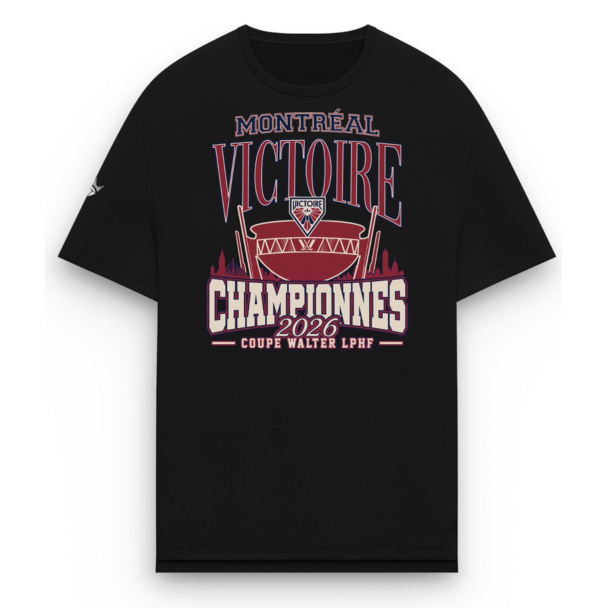 Adult Montreal Victoire Royalty Champions Locker Room 2026 T-Shirt