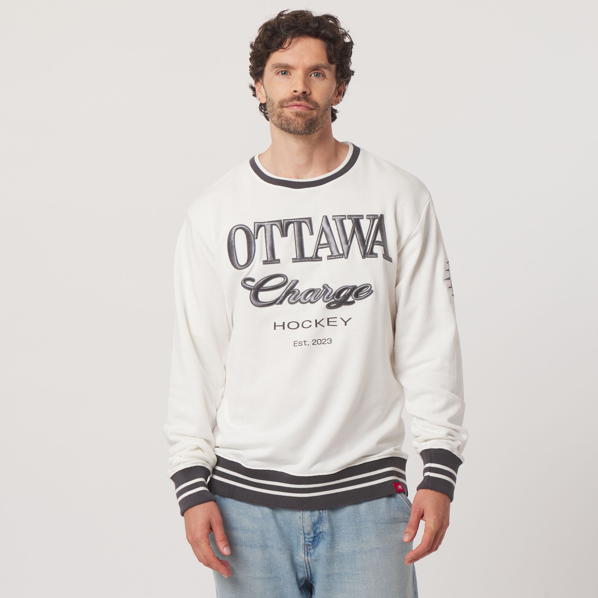 Adult Ottawa Charge Sportiqe Ellington Crewneck - Crewneck in S