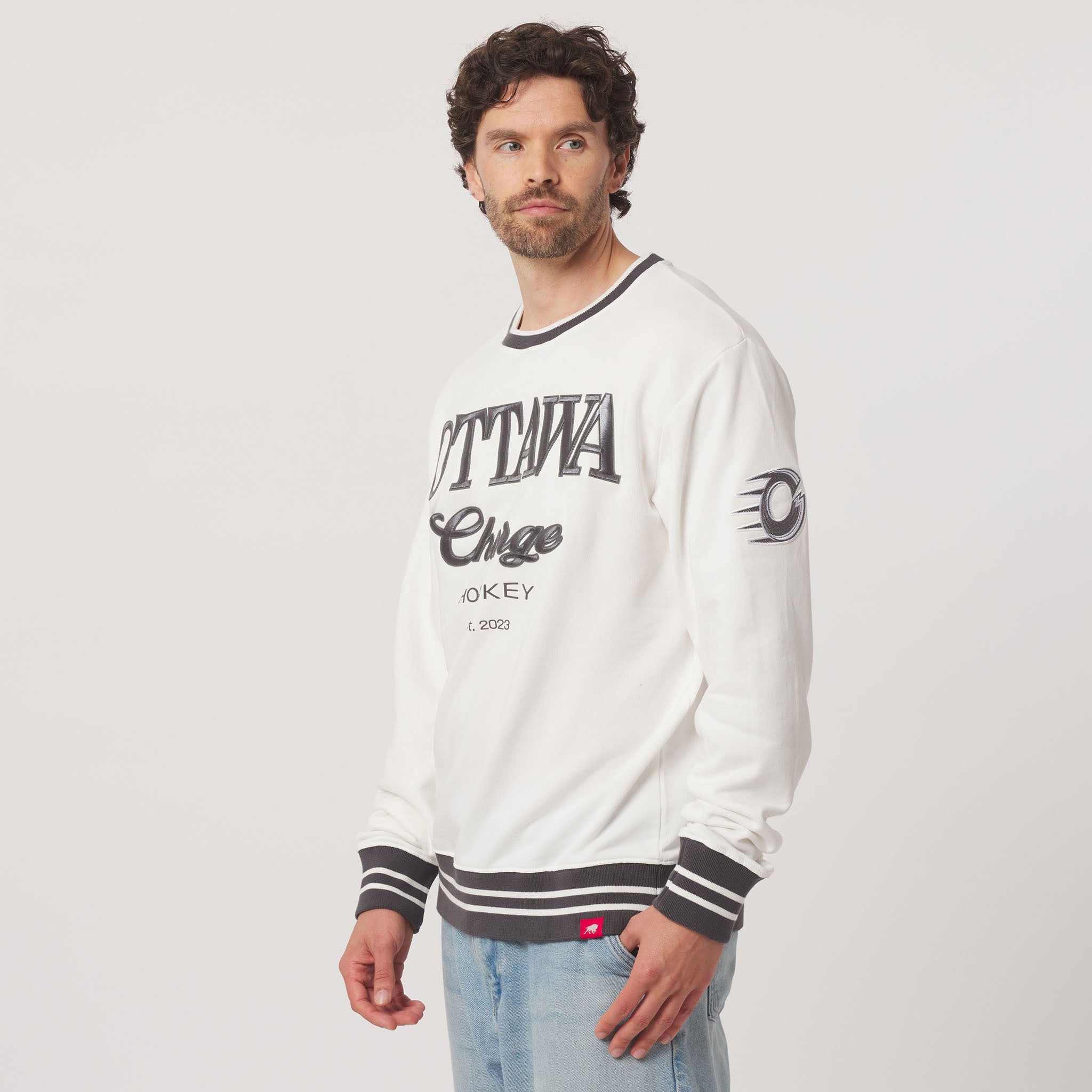 Adult Ottawa Charge Sportiqe Ellington Crewneck - Crewneck in S