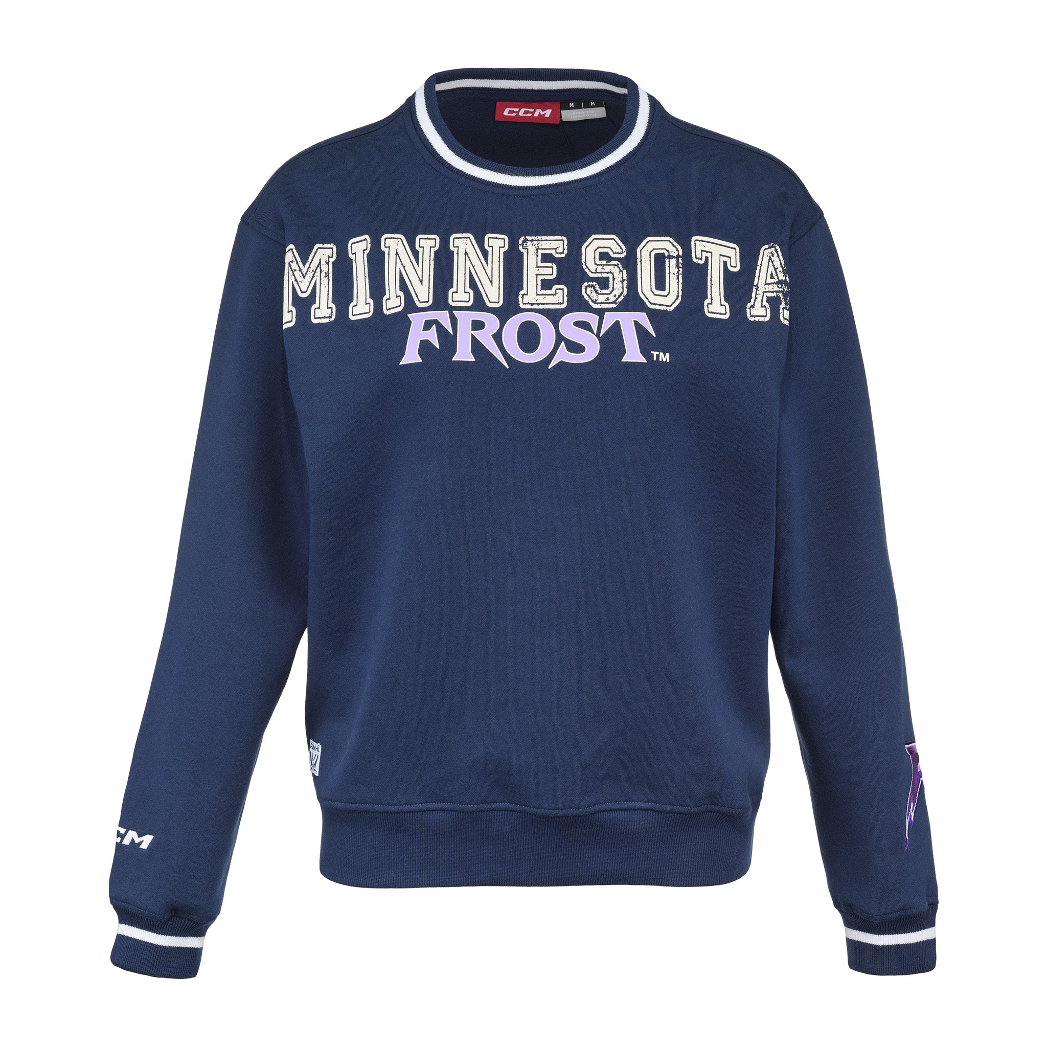 Women's Minnesota Frost CCM Wordmark Crew - Crewneck in S