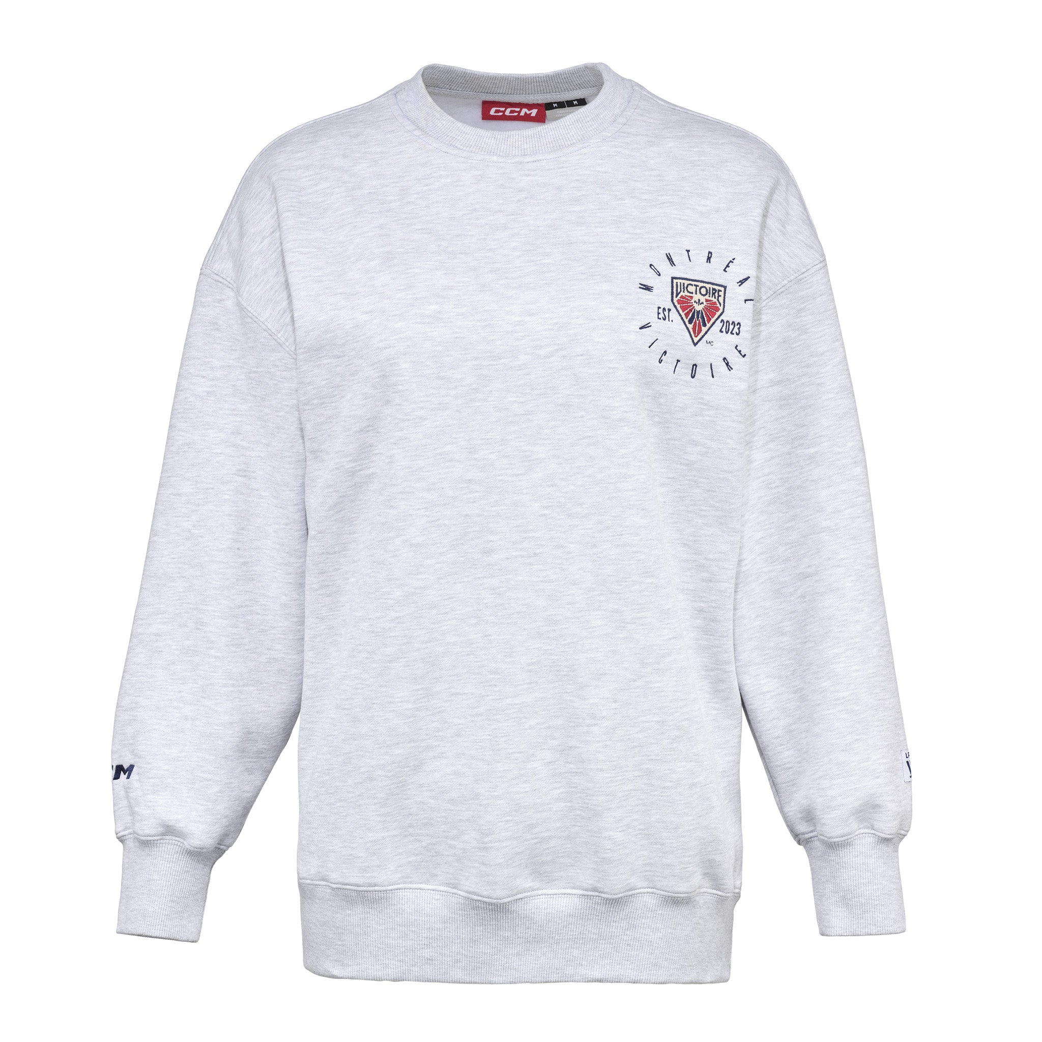 Women's Montreal Victoire CCM Circle Logo Oversized Crew - Crewneck in S