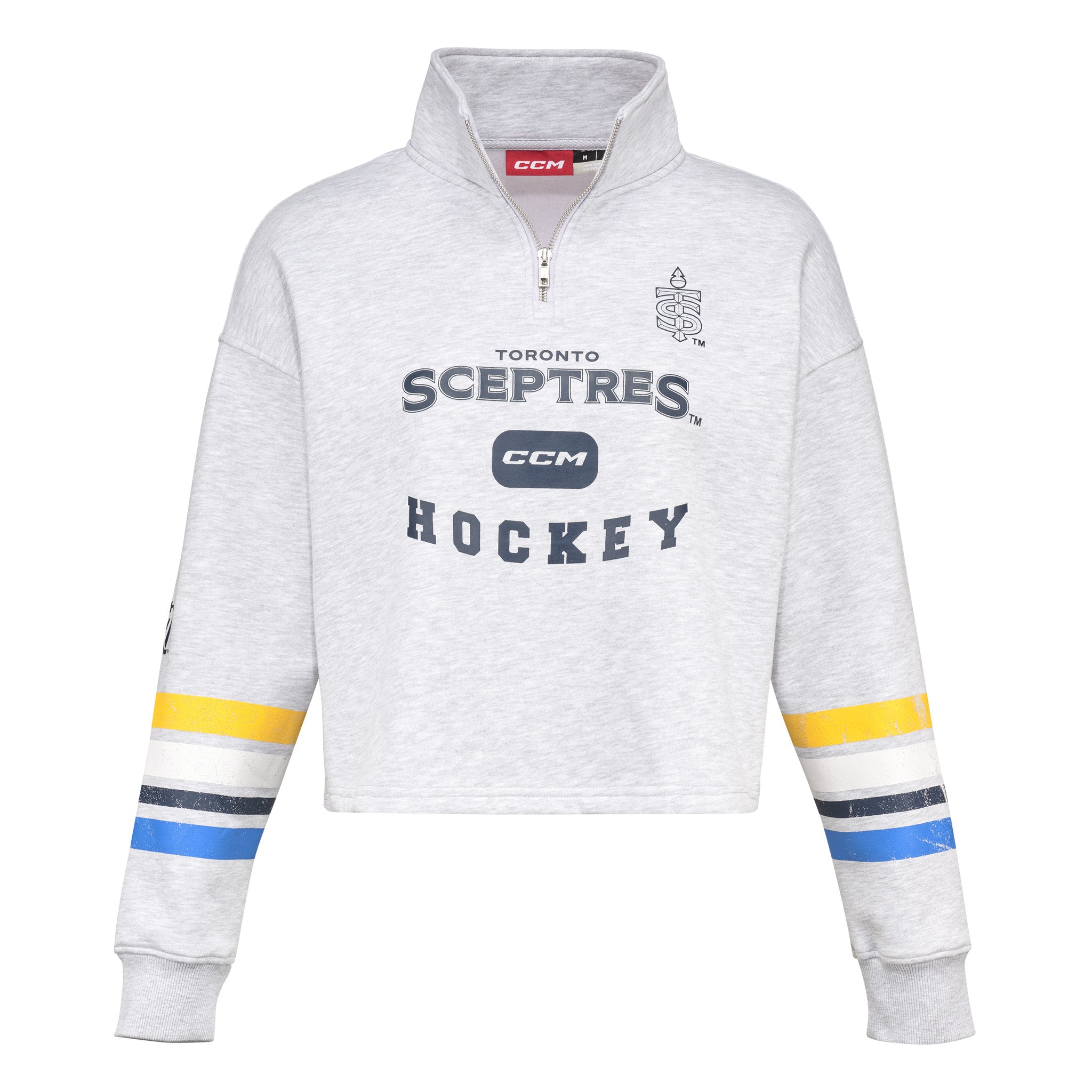 Women's Toronto Sceptres CCM Varsity Quarter Zip - Crewneck in S