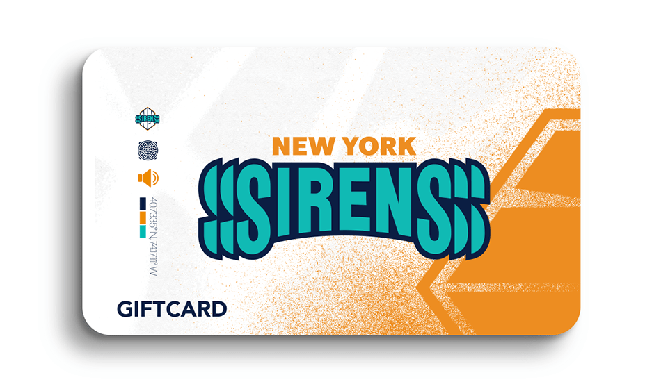 New York Sirens E - Gift Card - Canada - Gift Card in New York Sirens