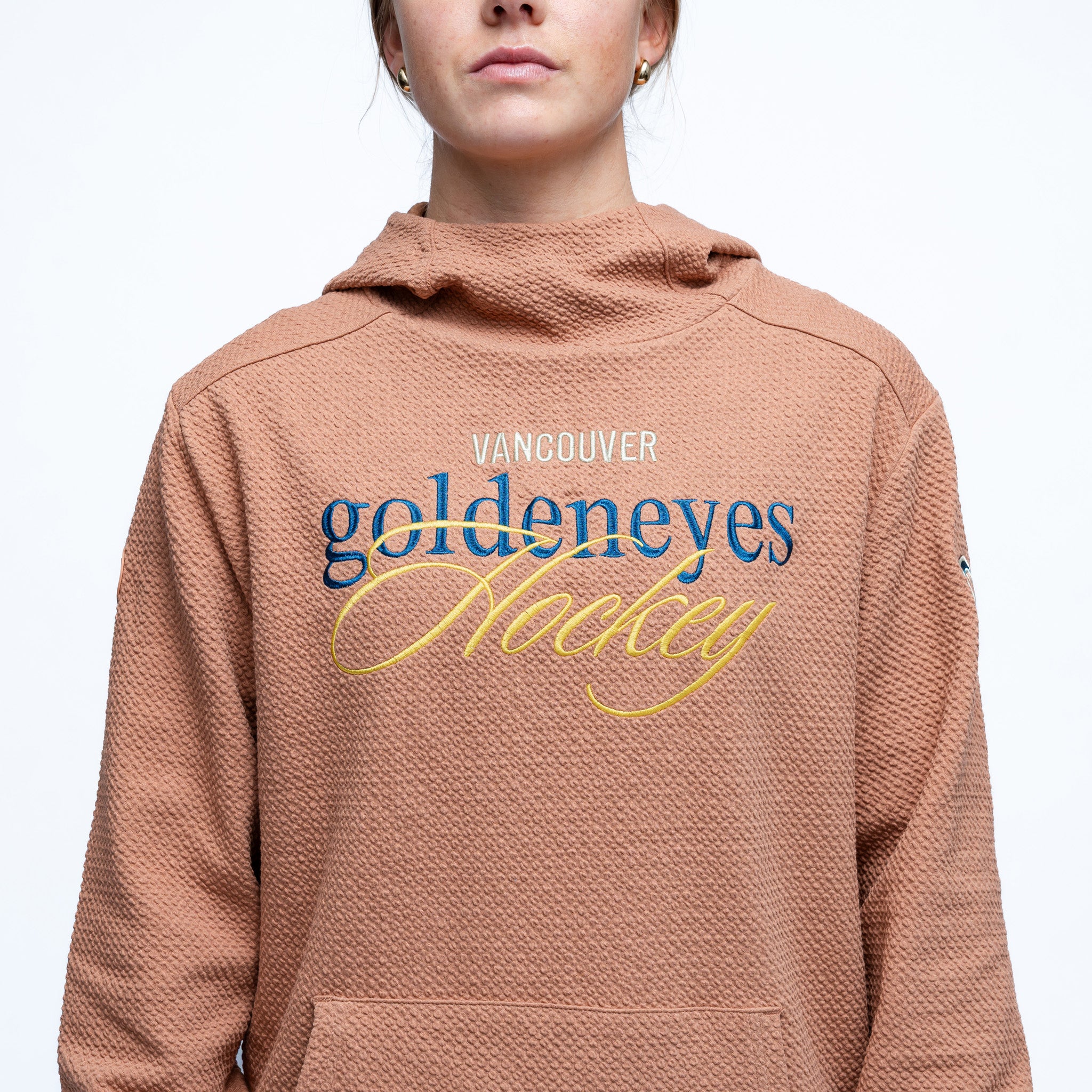 Adult Vancouver Goldeneyes Royalty Waffle Hoodie - Hoodie in XS