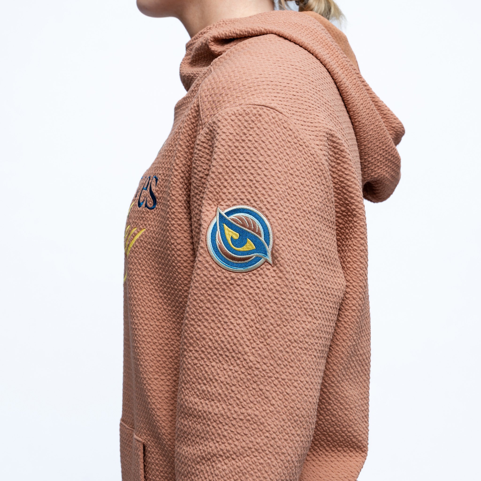 Adult Vancouver Goldeneyes Royalty Waffle Hoodie - Hoodie in XS