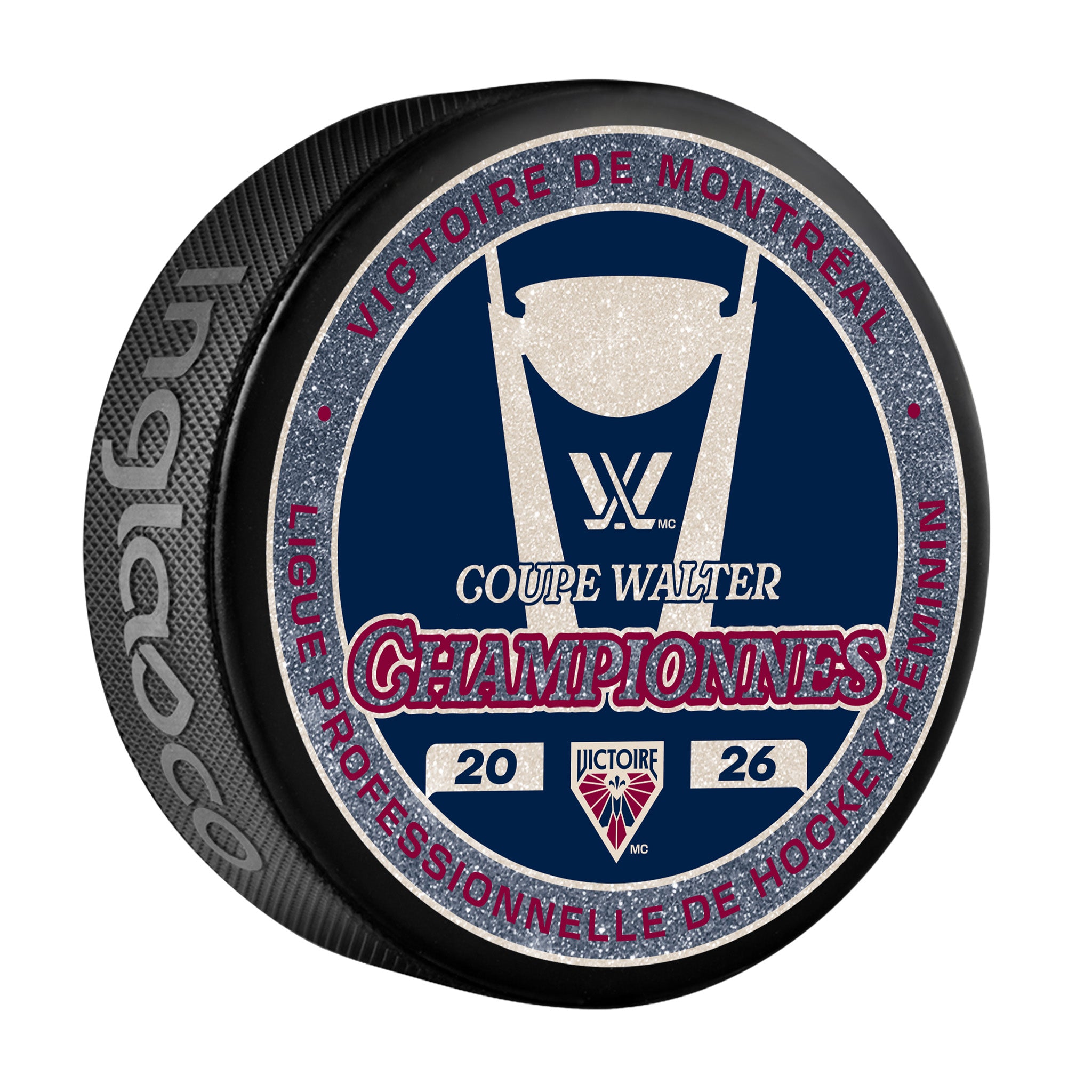 Montreal Victoire Champions 2026 Puck - Puck in