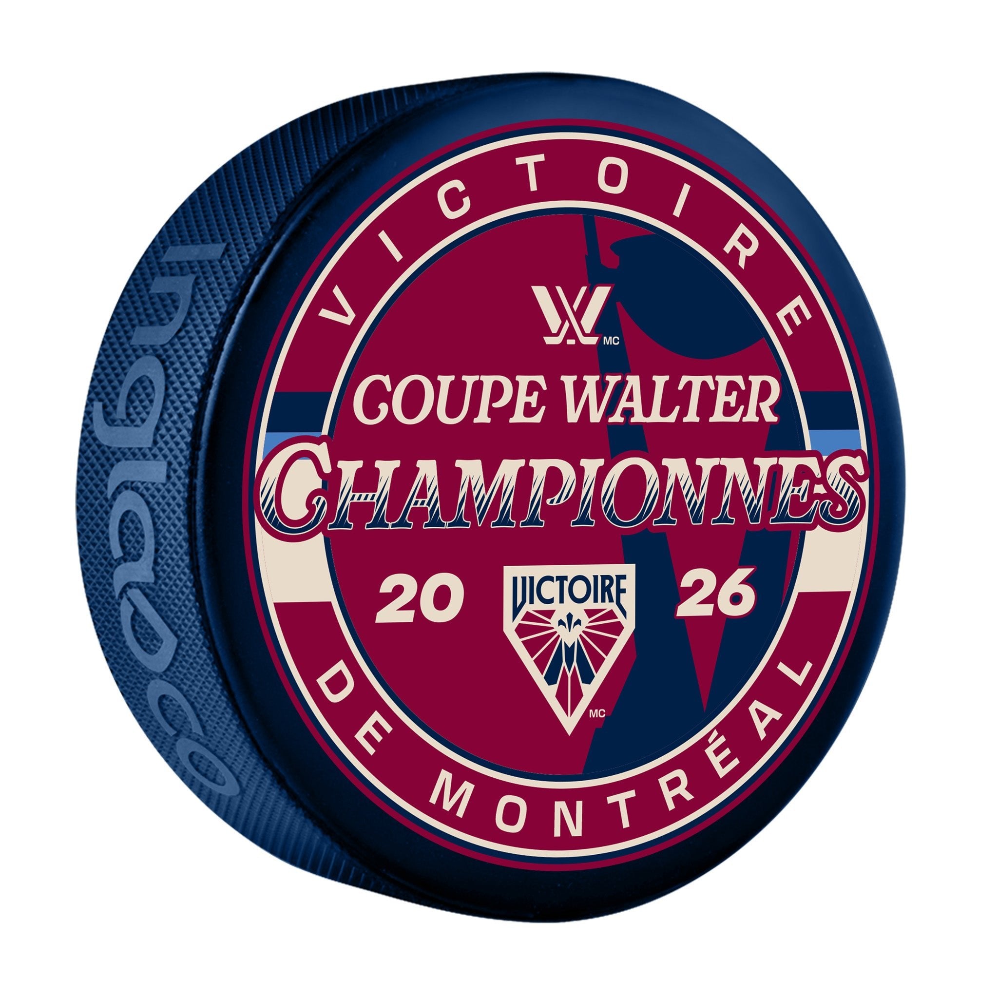 Montreal Victoire Champions 2026 Roster Puck - Puck in