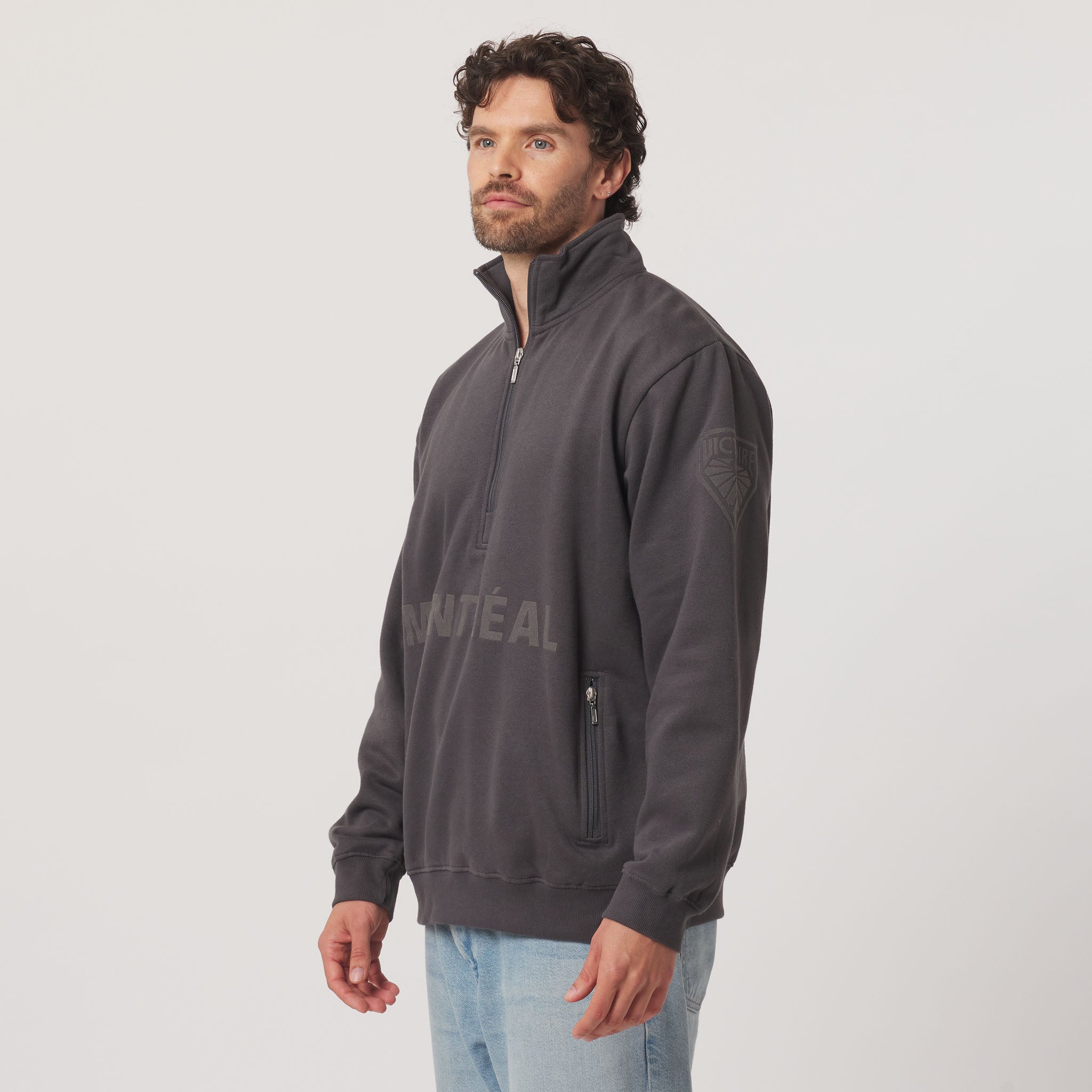 Adult Montreal Victoire Sportiqe Tonal Sainz Quarter Zip - Quarter Zip in S