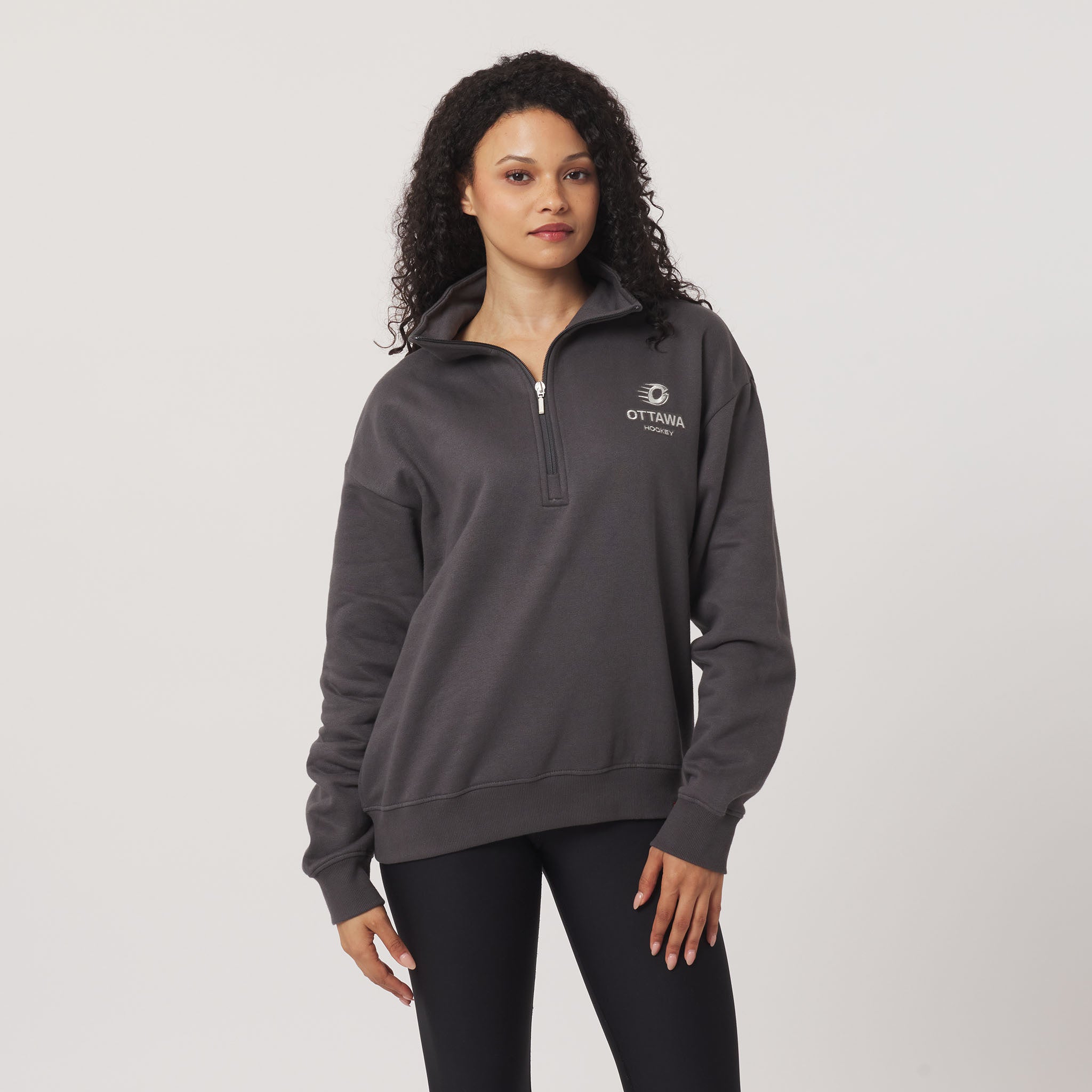 Women's Ottawa Charge Sportiqe Marant Quarter Zip - Quarter Zip in S