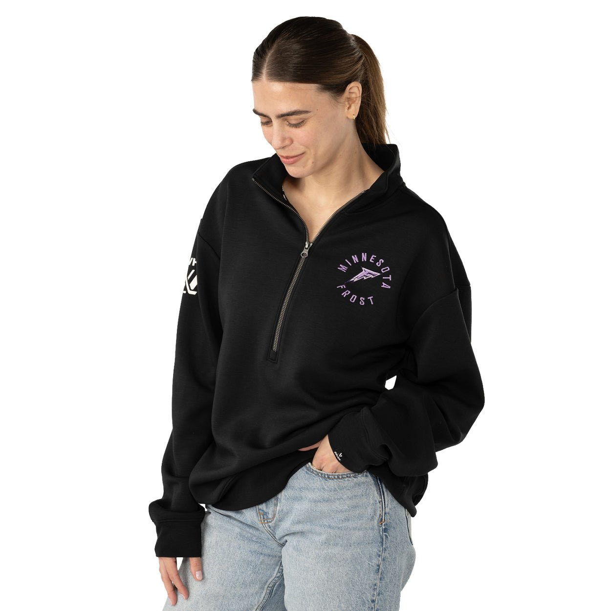 Minnesota Frost Adult Bauer Envoy Half Zip - Half Zip in S