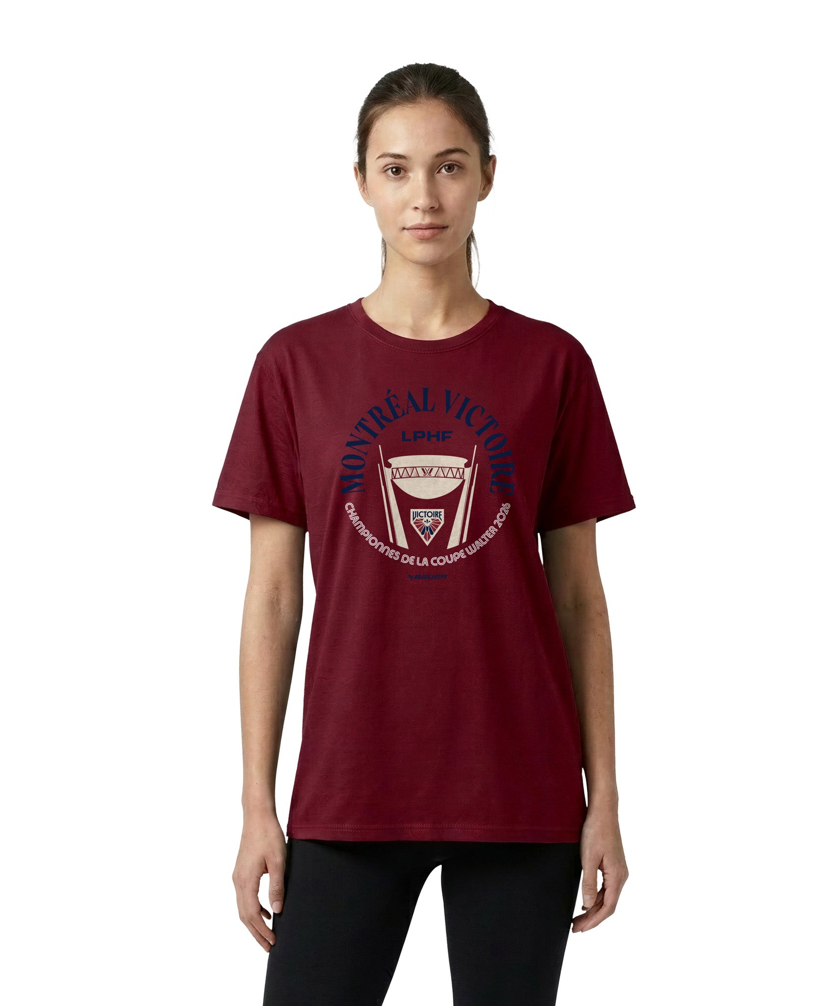 Adult Montreal Victoire Bauer Champions 2026 T-Shirt - T-Shirt in S