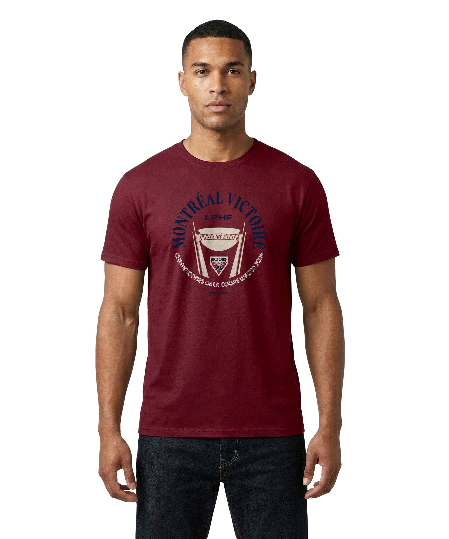 Adult Montreal Victoire Bauer Champions 2026 T-Shirt - T-Shirt in S