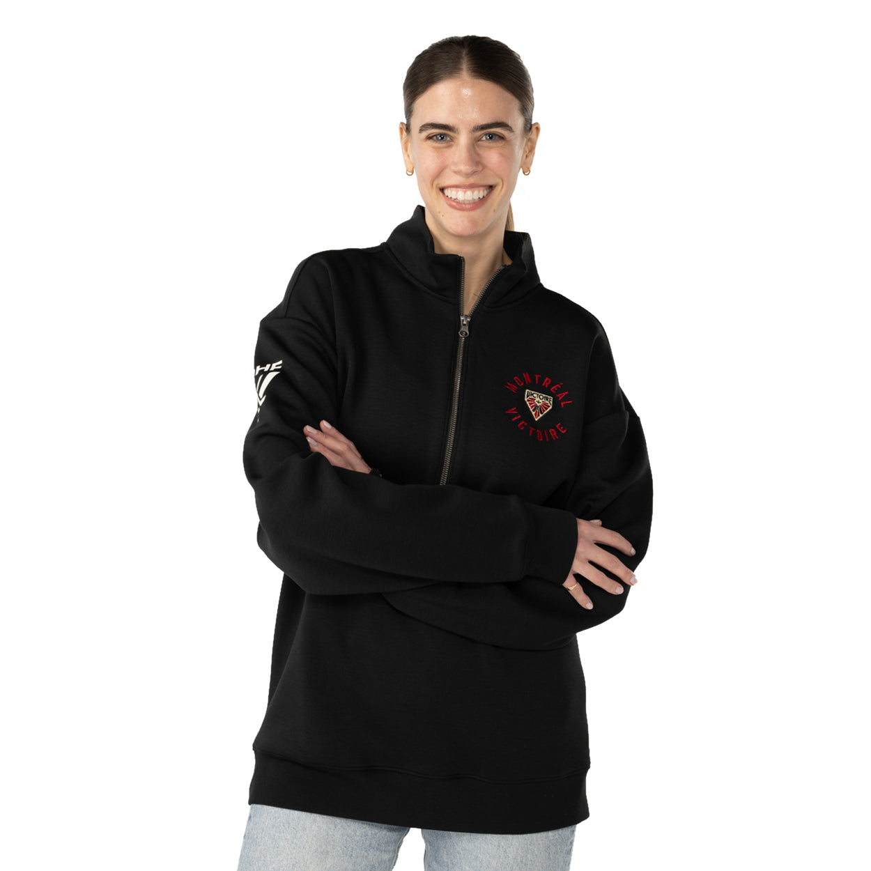 Montreal Victoire Adult Bauer Envoy Half Zip