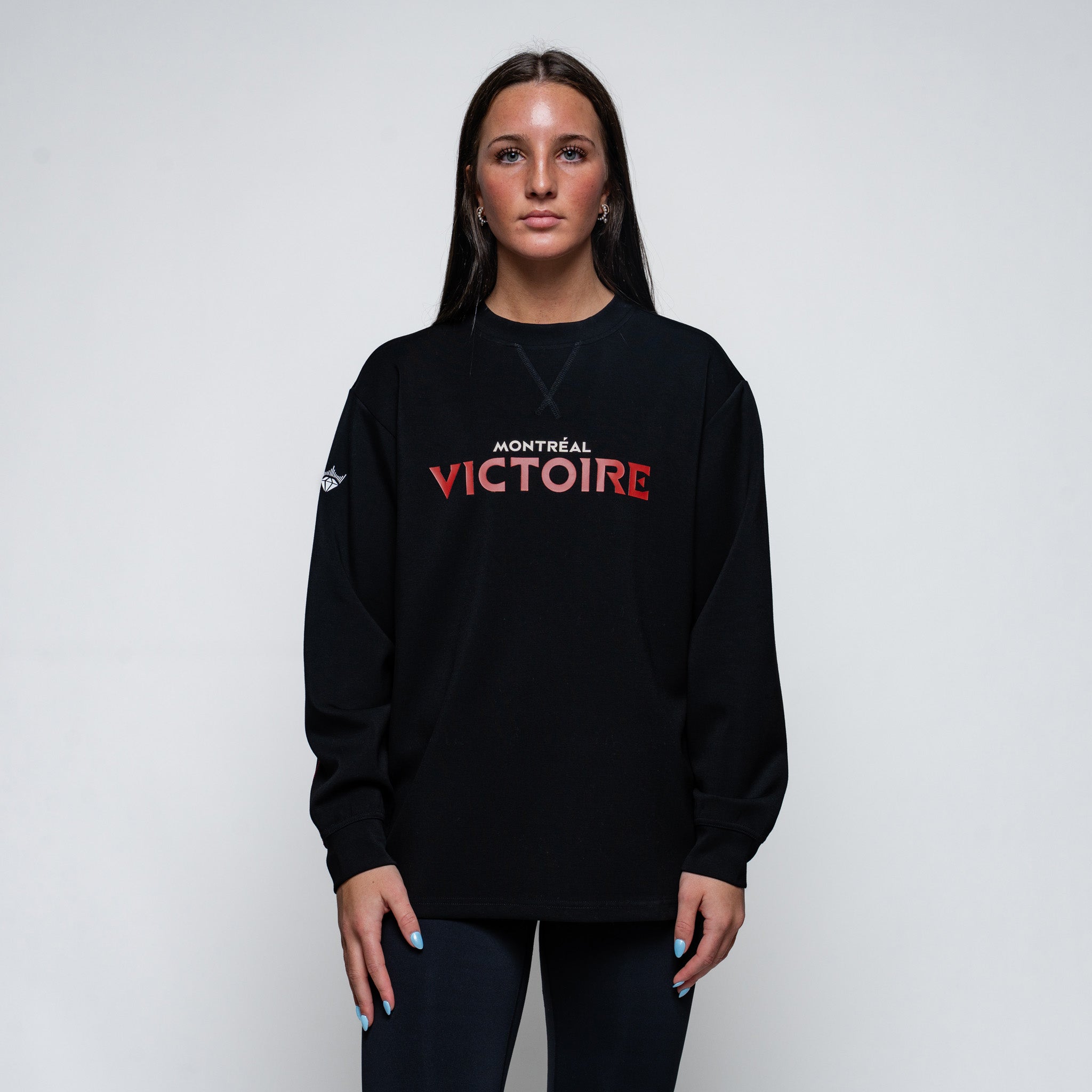 Adult Montreal Victoire Royalty Aura Performance Crew - Crewneck in XS