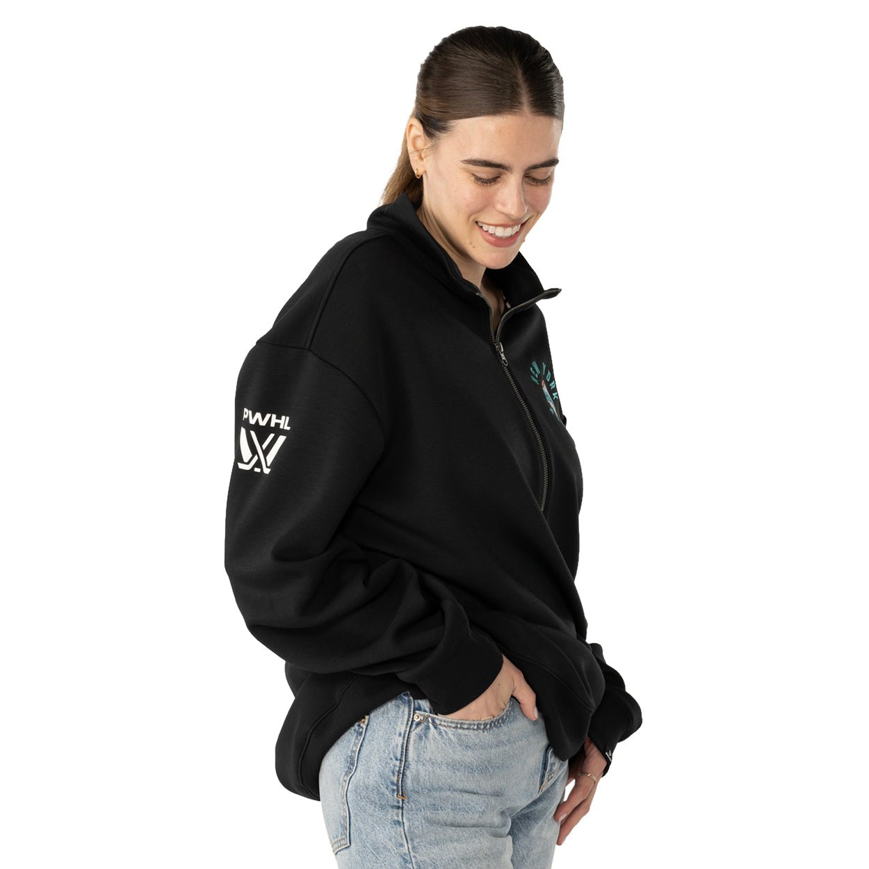 New York Sirens Adult Bauer Envoy Half Zip - Half Zip in S