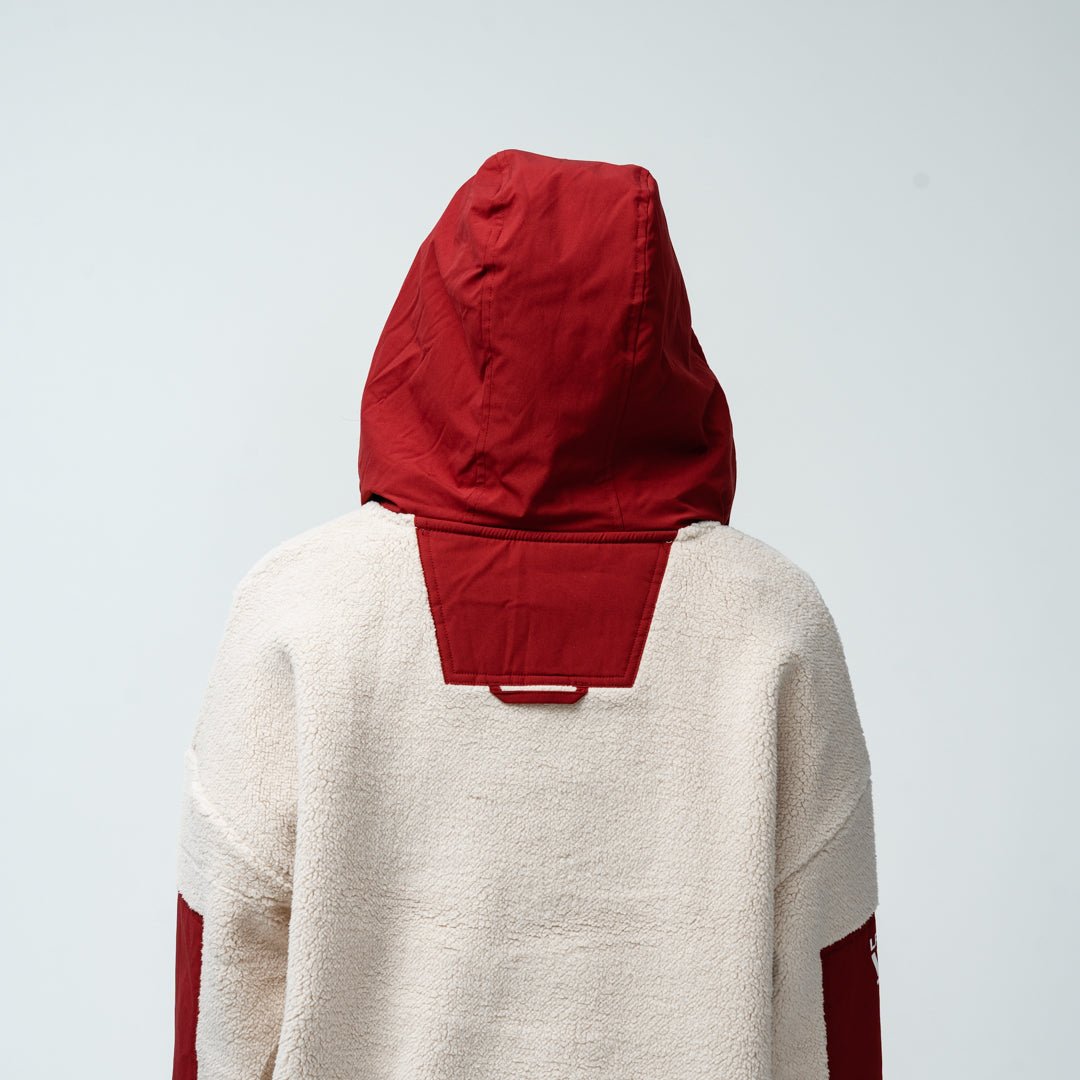 Montreal Victoire Adult Royalty Sherpa Half Zip Jacket - Jacket in Maroon