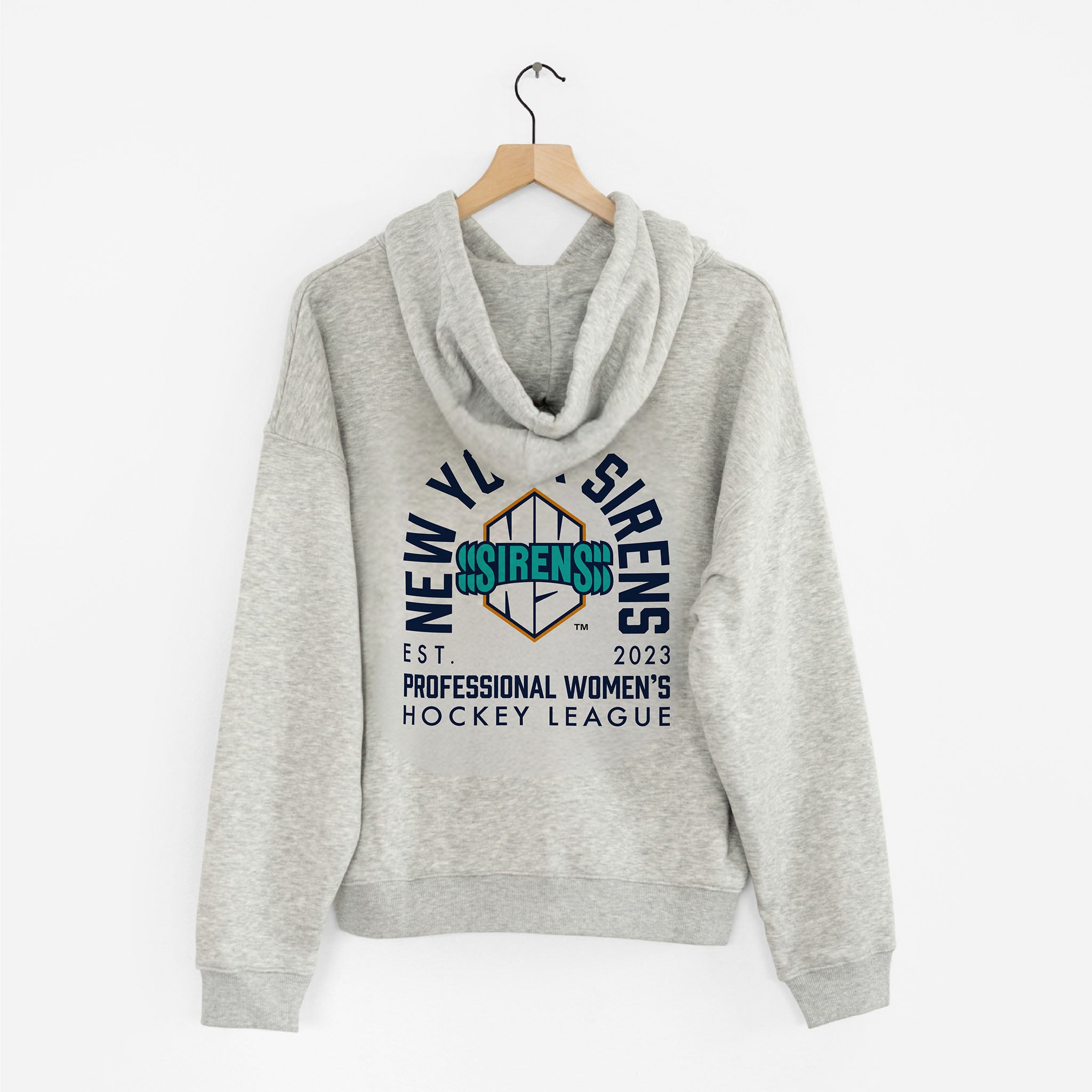 Adult New York Sirens Line Change Zip - Up Hoodie - Hoodie in S