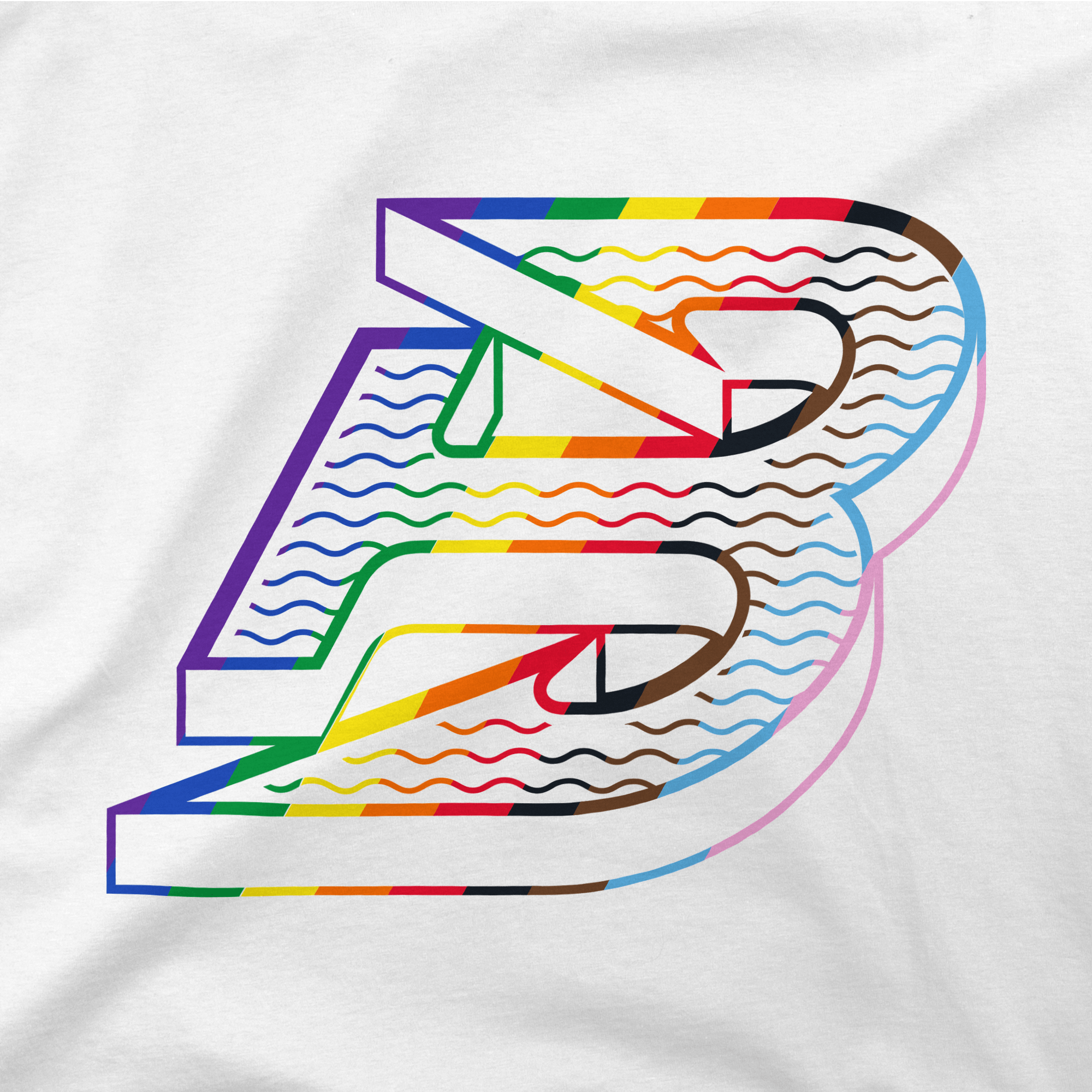 Pre - Order Boston Fleet Adult Stadium Essentials Pride Urban T-Shirt - T-Shirt in White