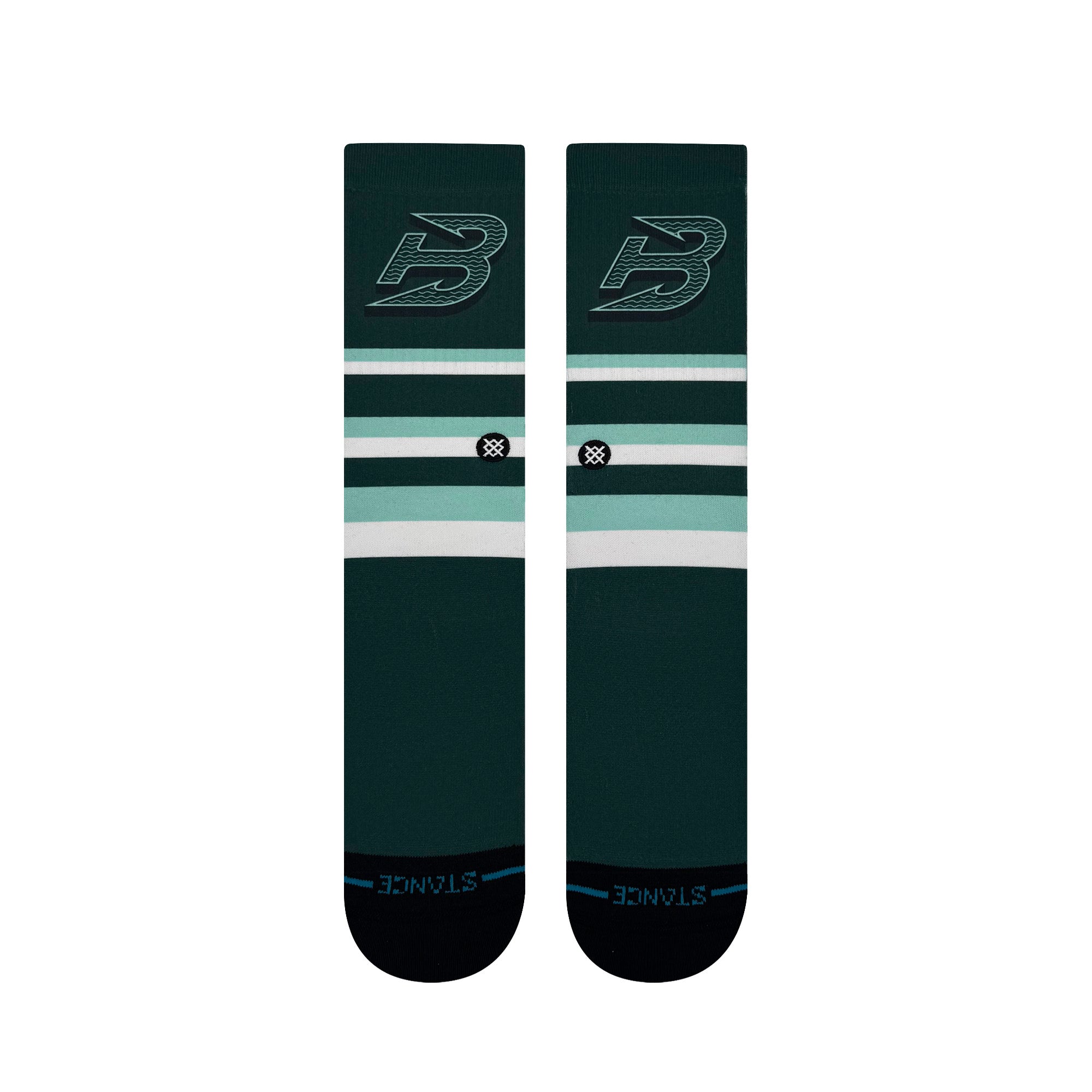 Boston Fleet Adult Stance Home Jersey Crew Socks - Socks in Green