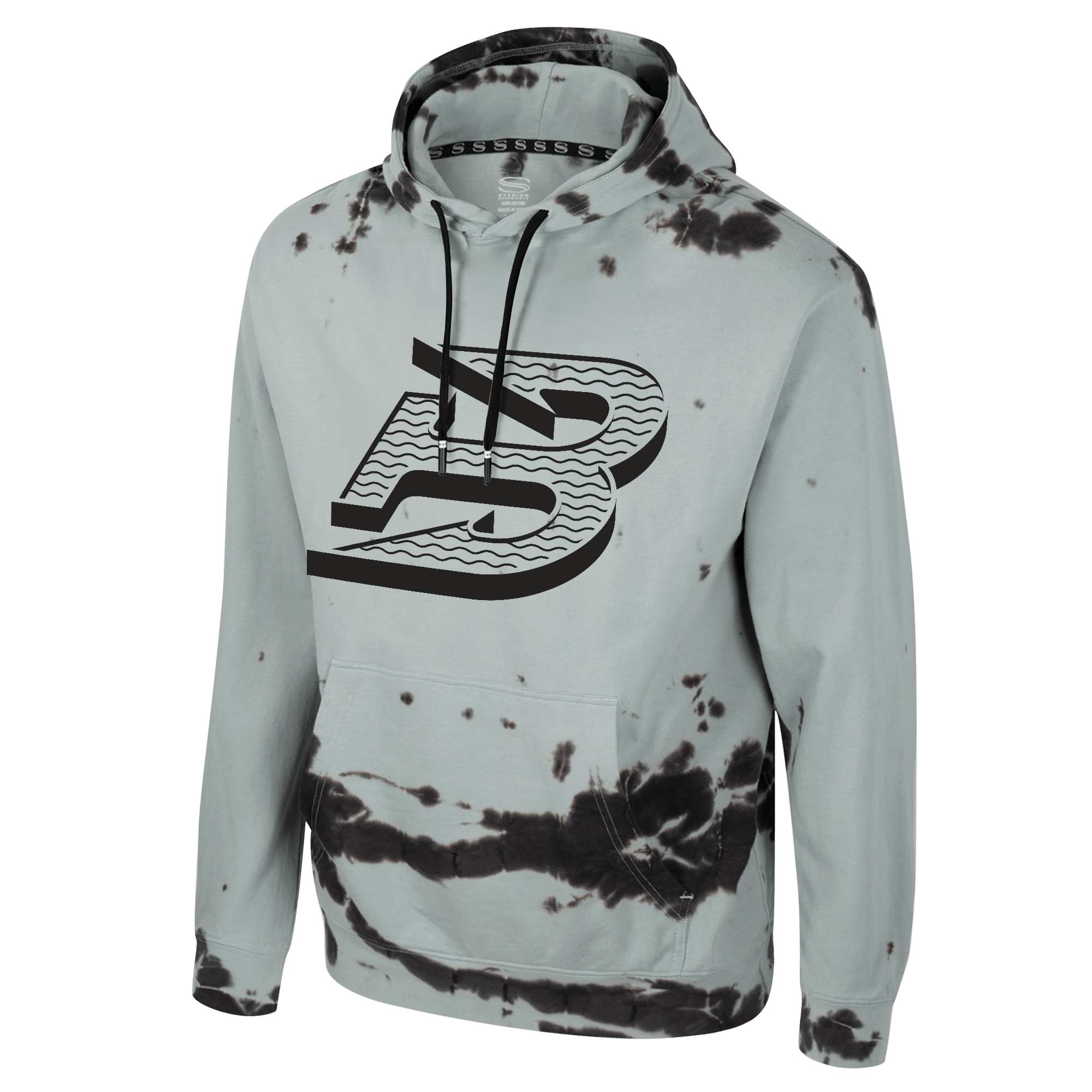 Boston Fleet Adult Stadium Essentials Washed Hoodie - Hoodie in Grey