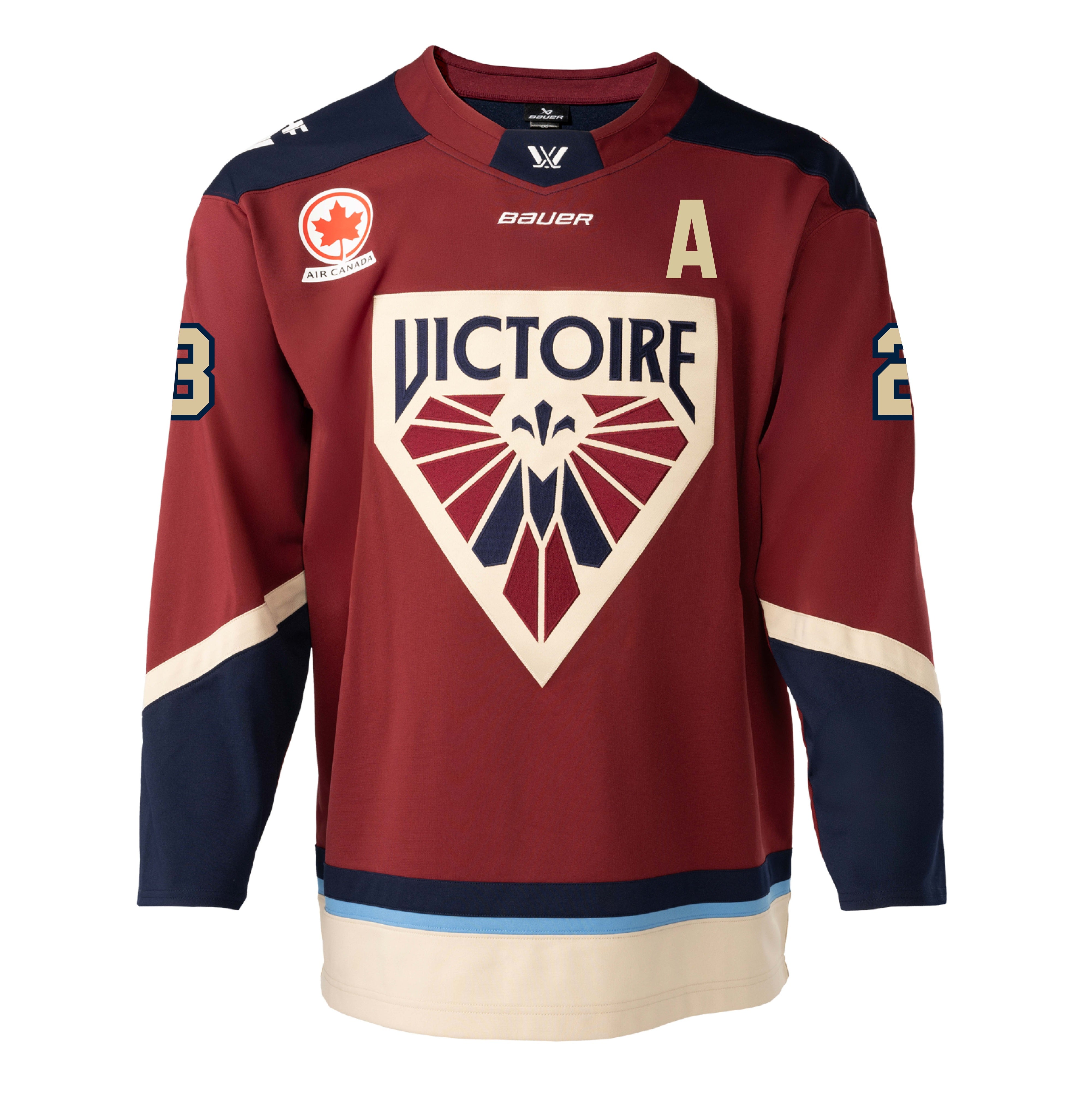 Erin Ambrose Montreal Victoire Youth Bauer Replica Home Jersey