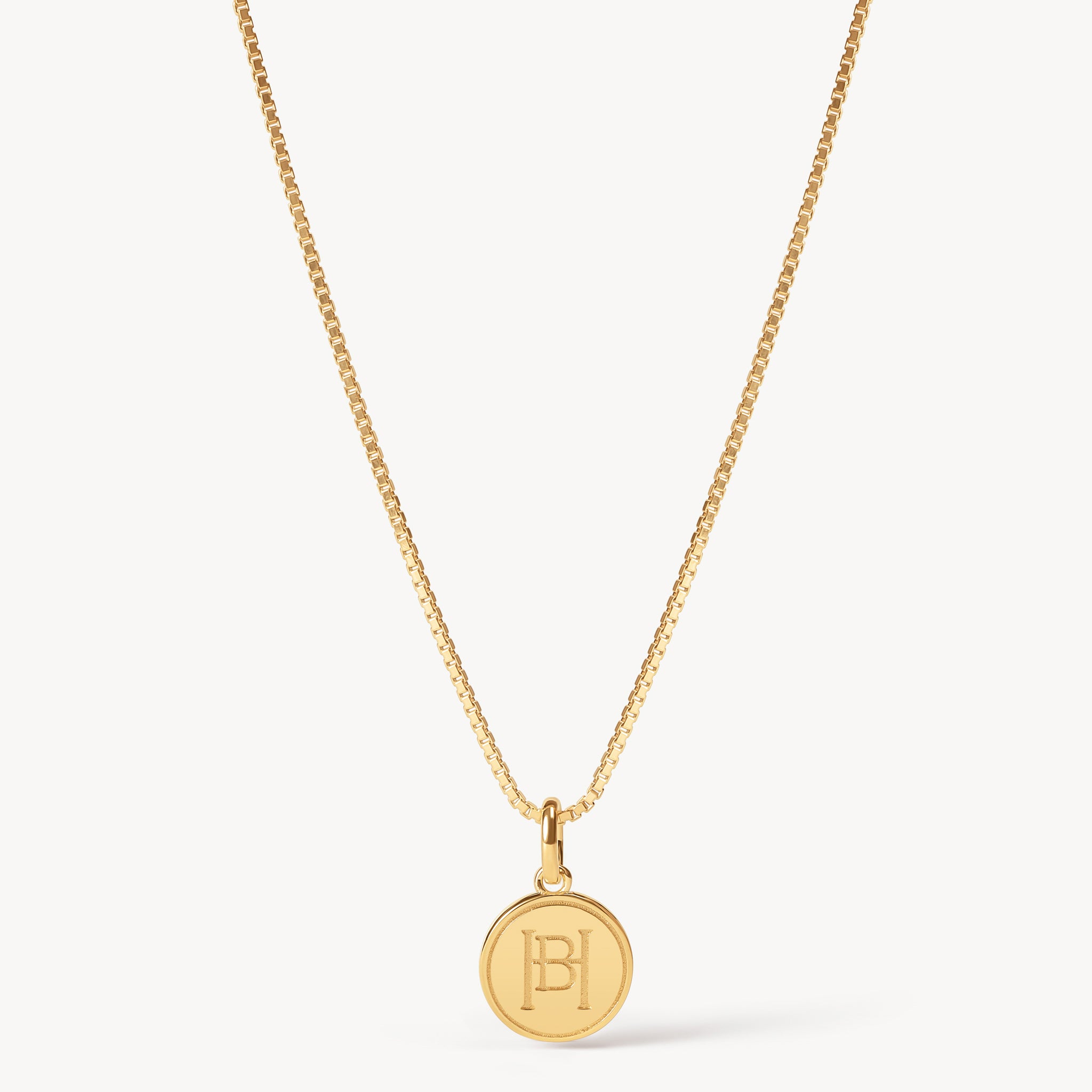 Montreal Victoire Hillberg & Berk Gold Medallion Necklace