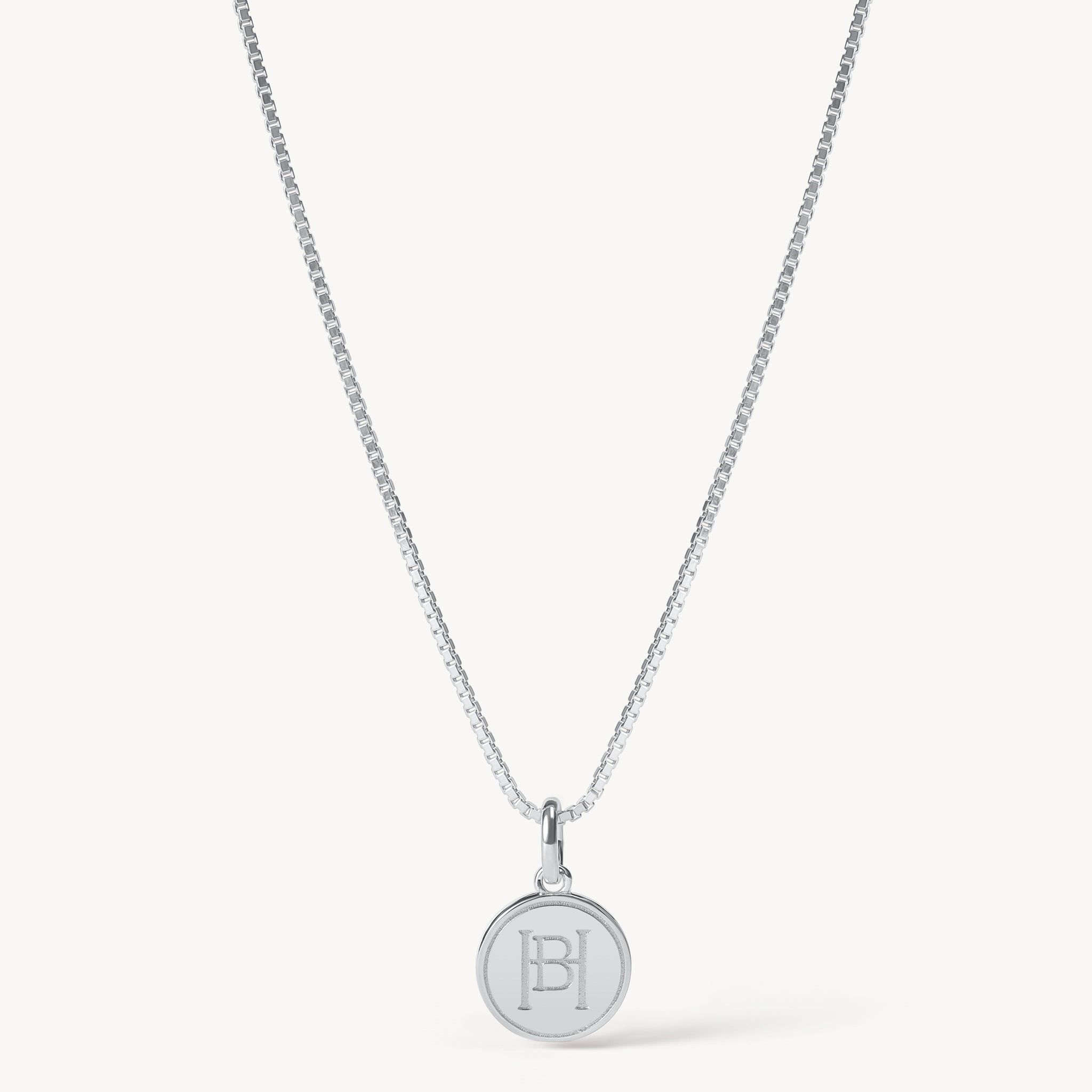 Montreal Victoire Hillberg & Berk Silver Medallion Necklace