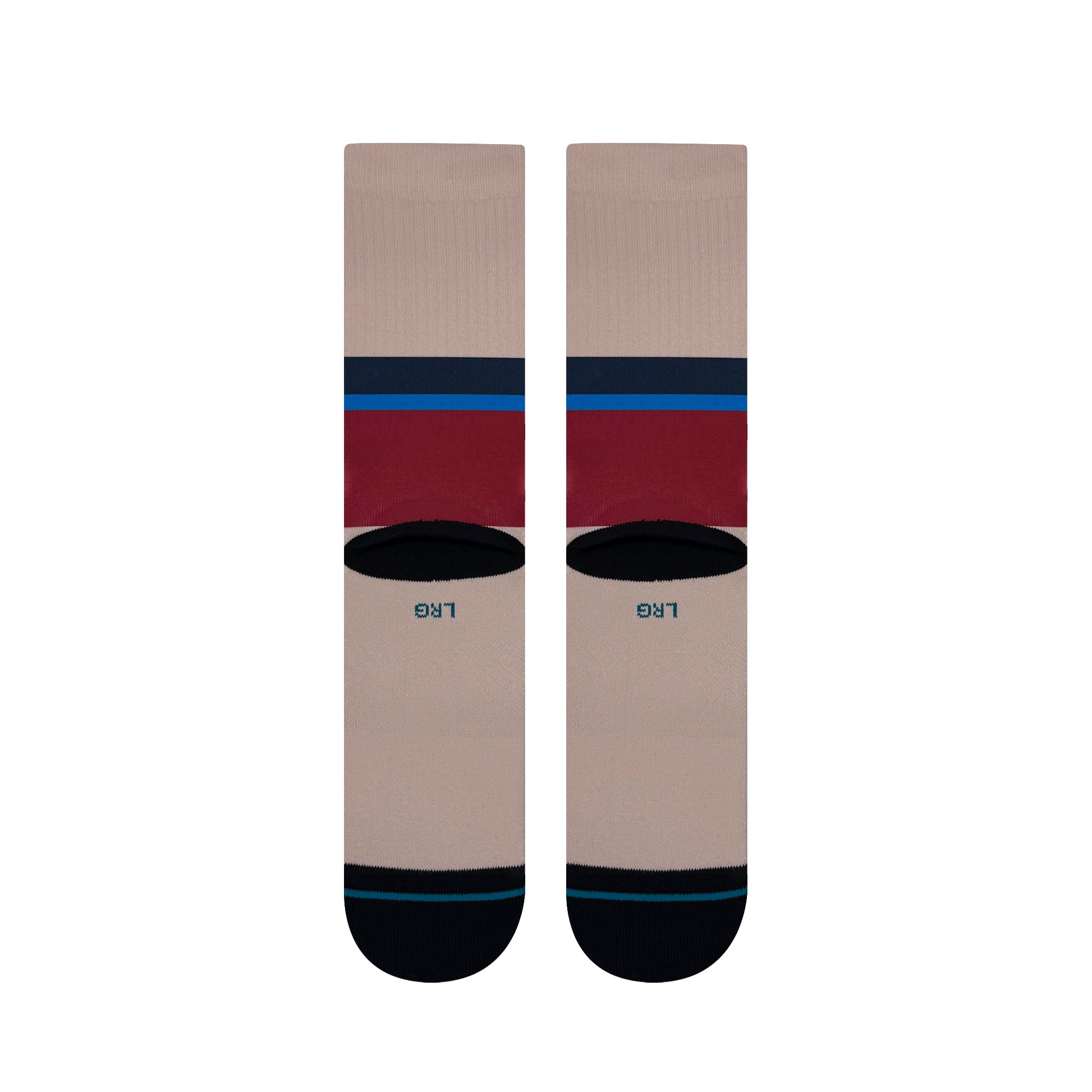 Montreal Victoire Adult Stance Away Jersey Crew Socks - Socks in Cream