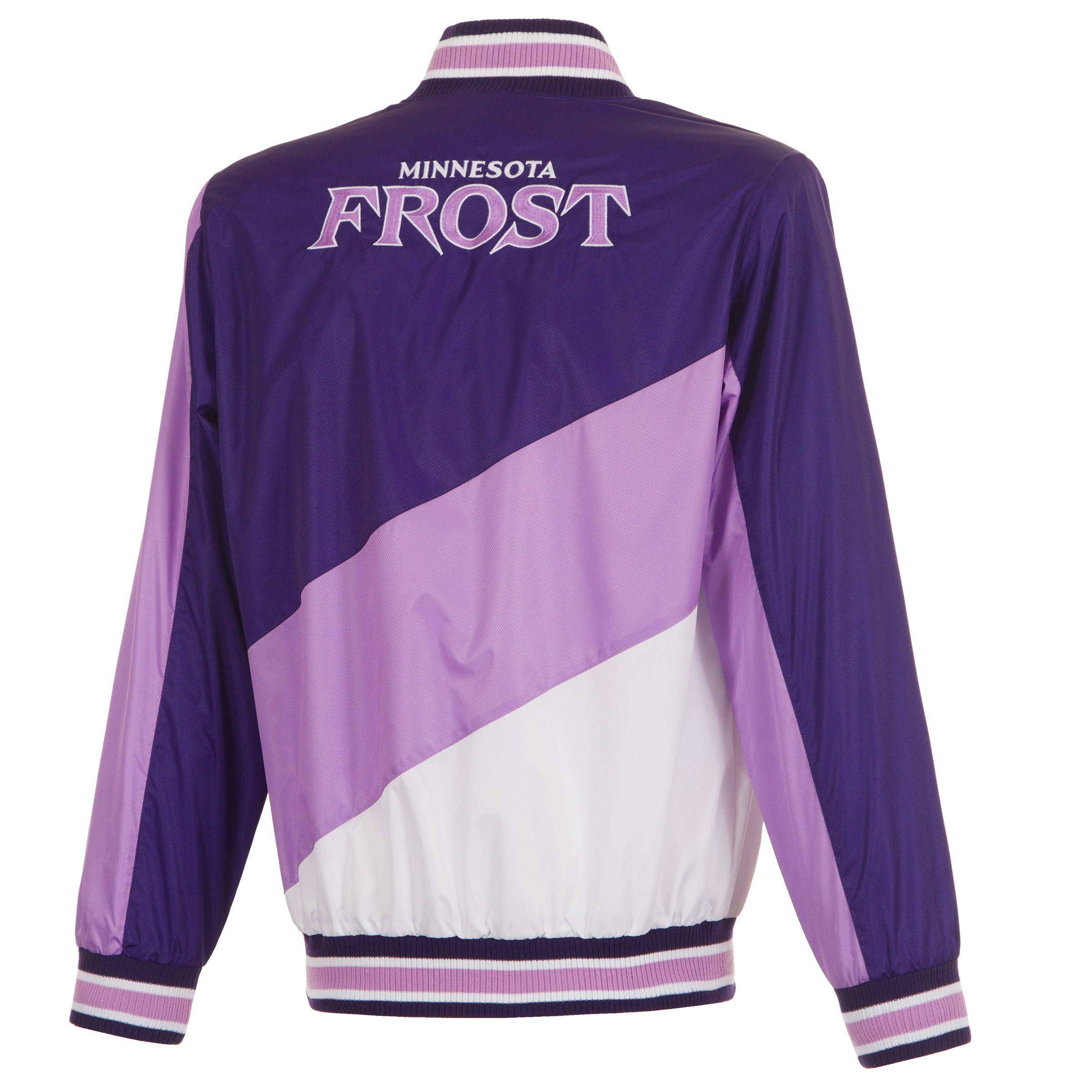 Minnesota Frost Adult Ripstop Nylon Colourblocked Jacket - Jacket in Purple