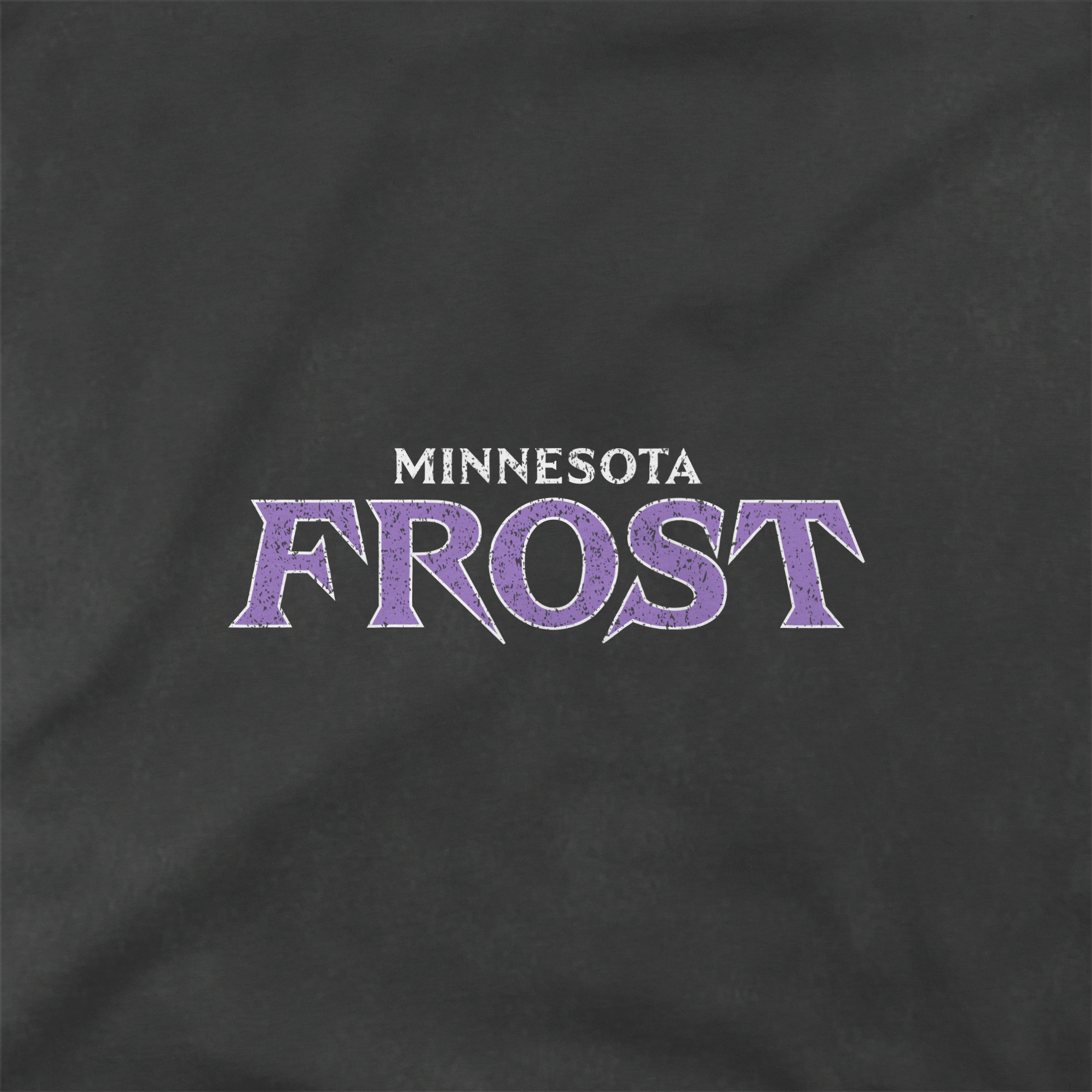 Pre - Order Minnesota Frost Adult Stadium Essentials Get Back Vintage T-Shirt - T-Shirt in Vintage Black