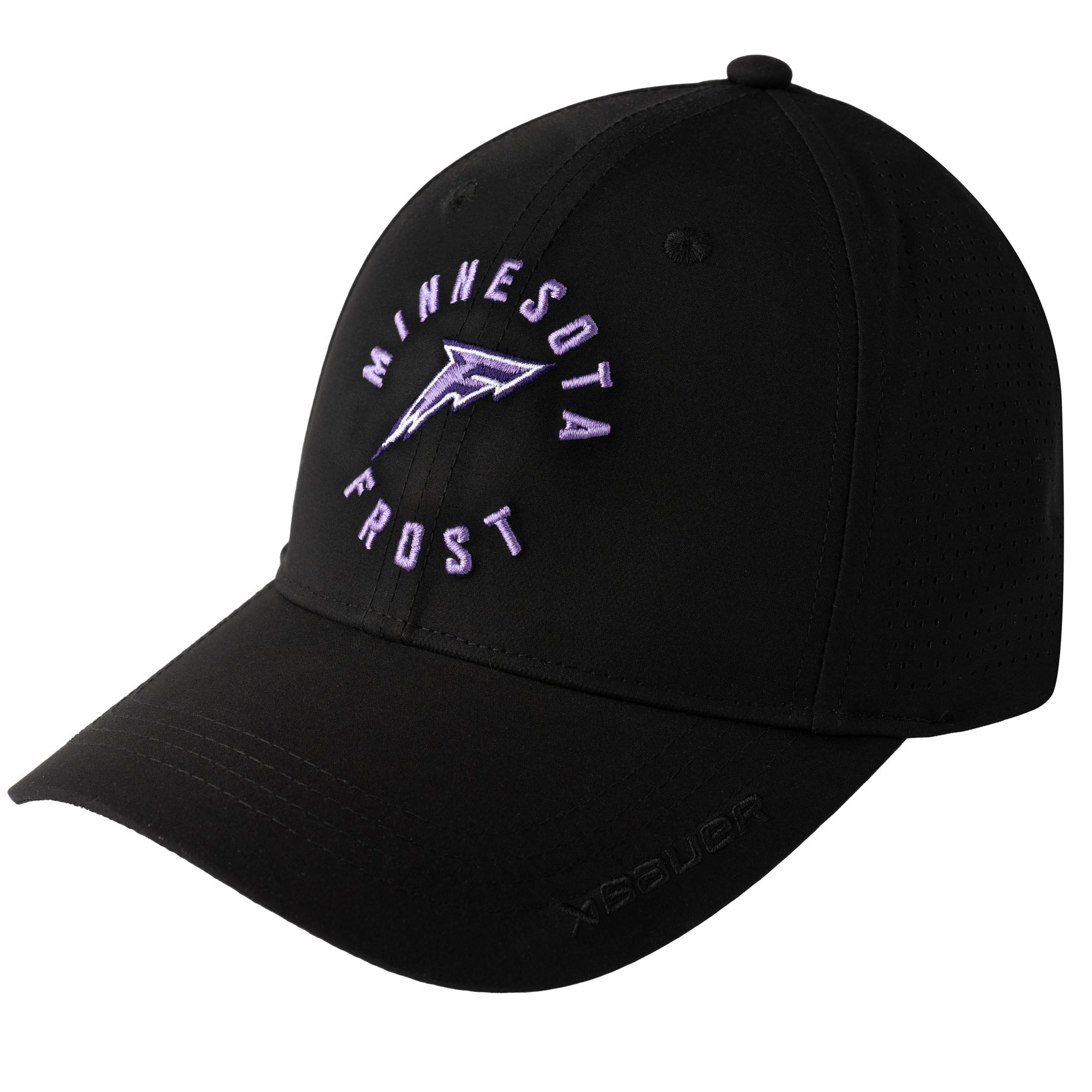 Minnesota Frost Unisex Bauer Performance Logo Hat - Hat in Black