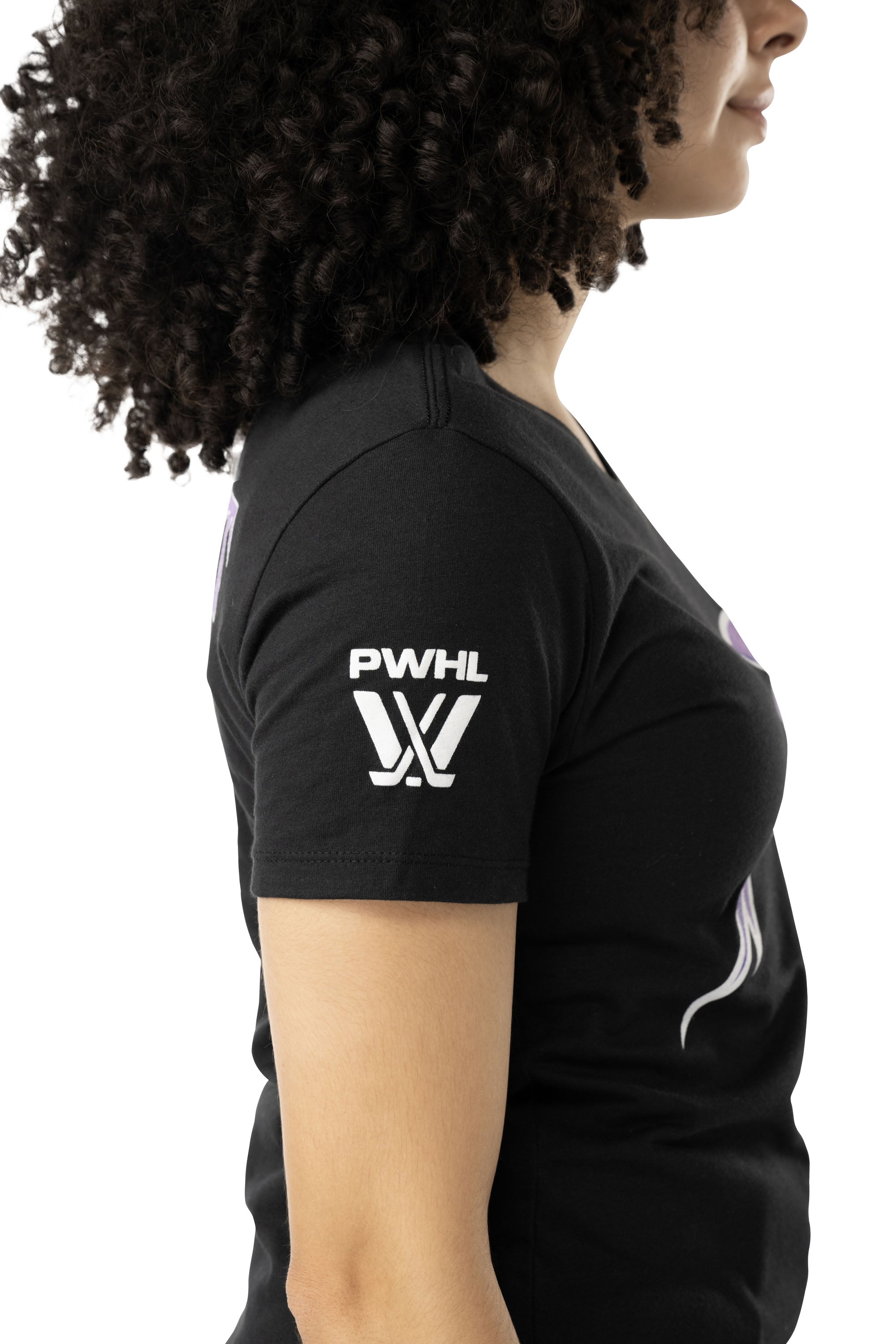 Minnesota Frost Women's Bauer Front Logo Back Name T-Shirt - T-Shirt in Black