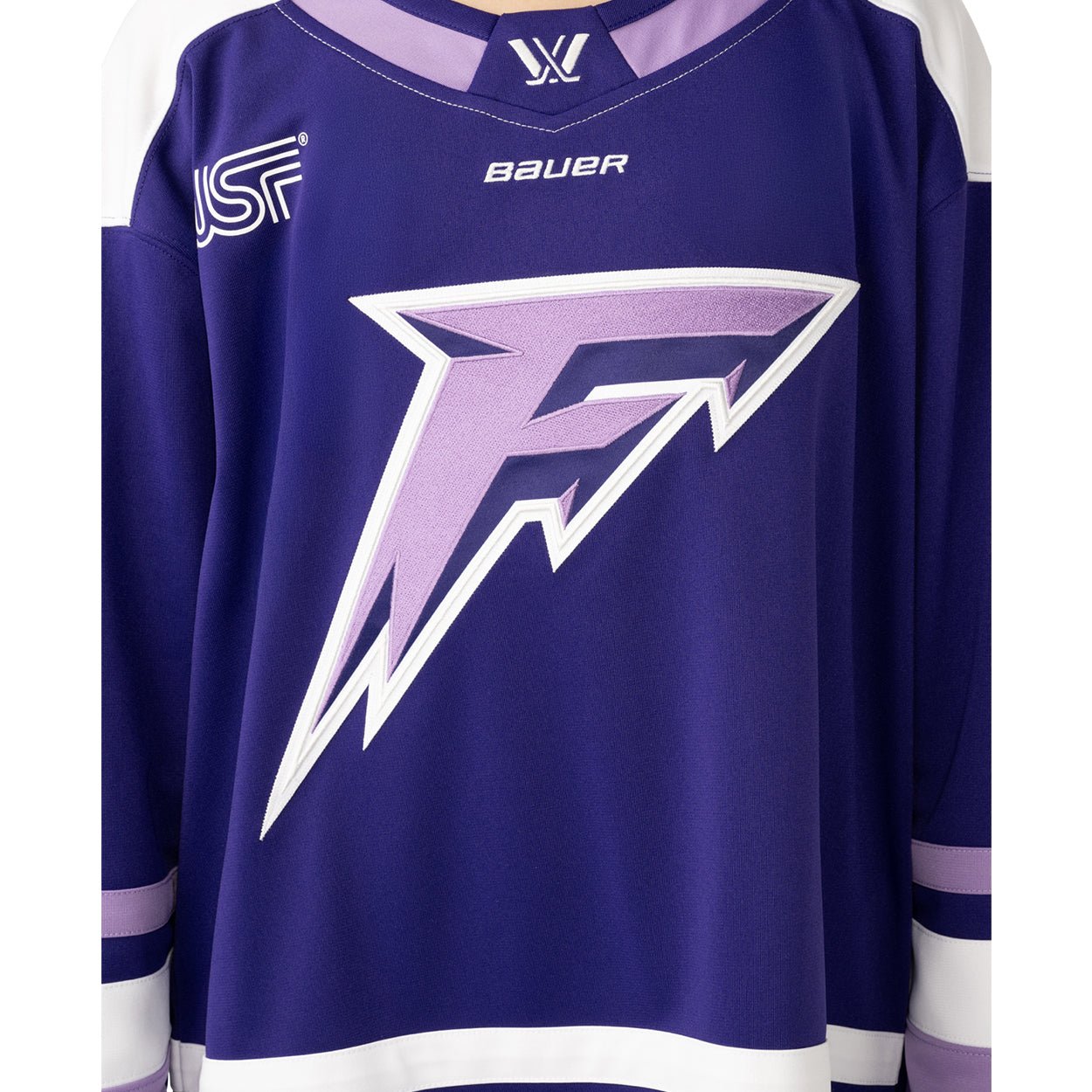Minnesota Frost Youth Bauer Replica Home Jersey - Jersey in Purple