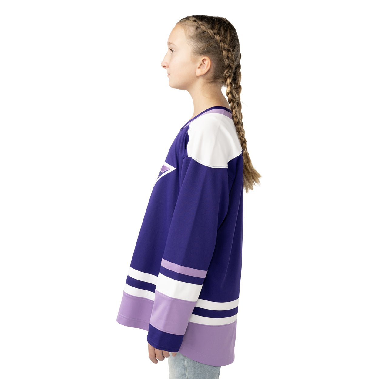 Minnesota Frost Youth Bauer Replica Home Jersey - Jersey in Purple
