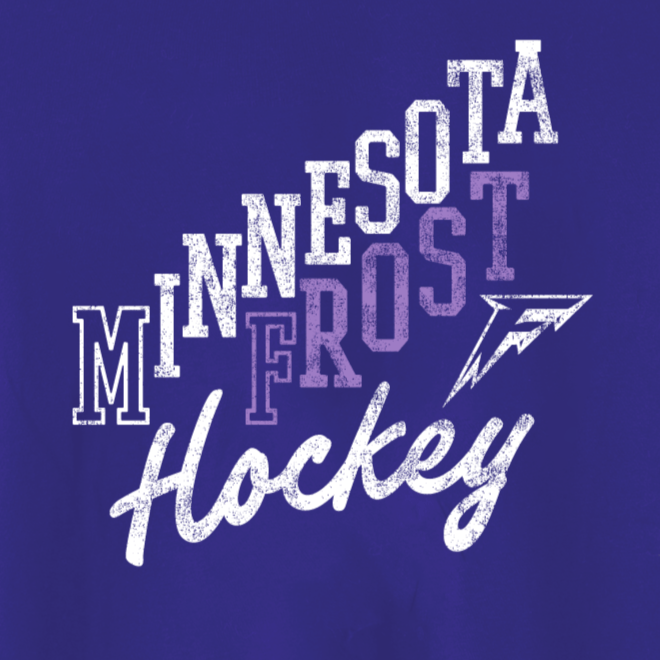 Minnesota Frost Youth Line Change Do It All T-Shirt - T-Shirt in Purple