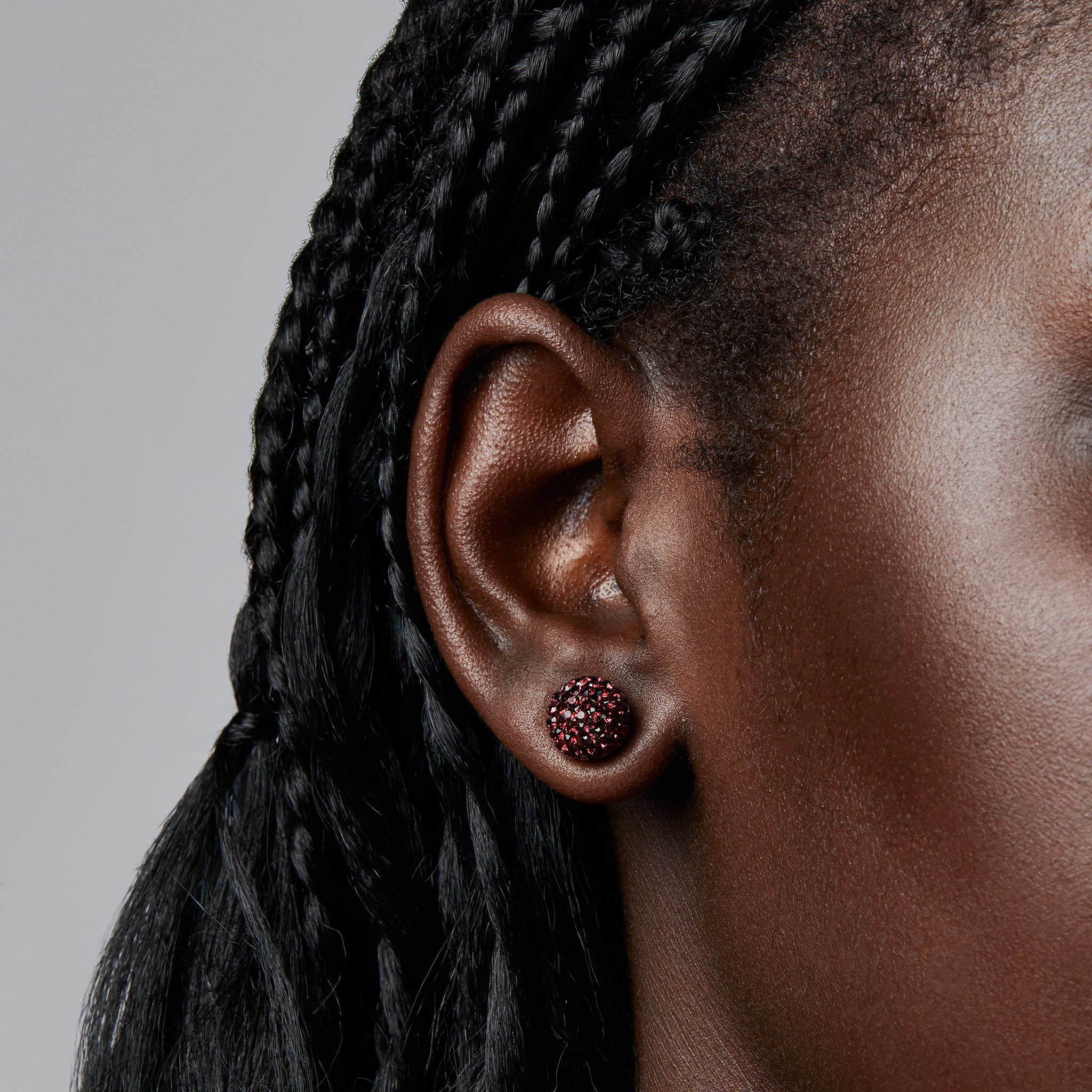 Montreal Victoire Hillberg & Berk Medium Sparkle Ball™ Earrings - Jewelry in Maroon