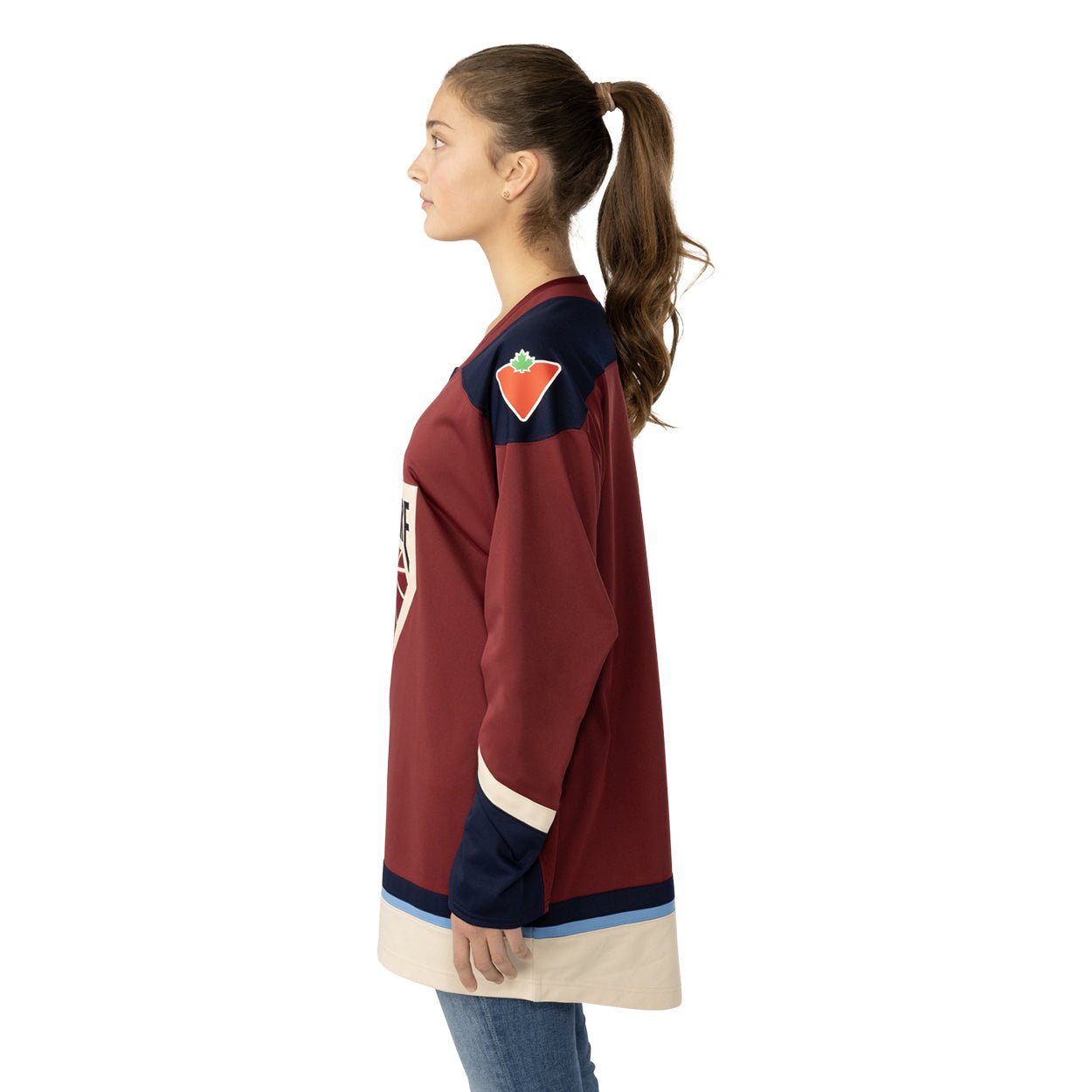 Montreal Victoire Adult Bauer Replica Home Jersey - Jersey in Maroon