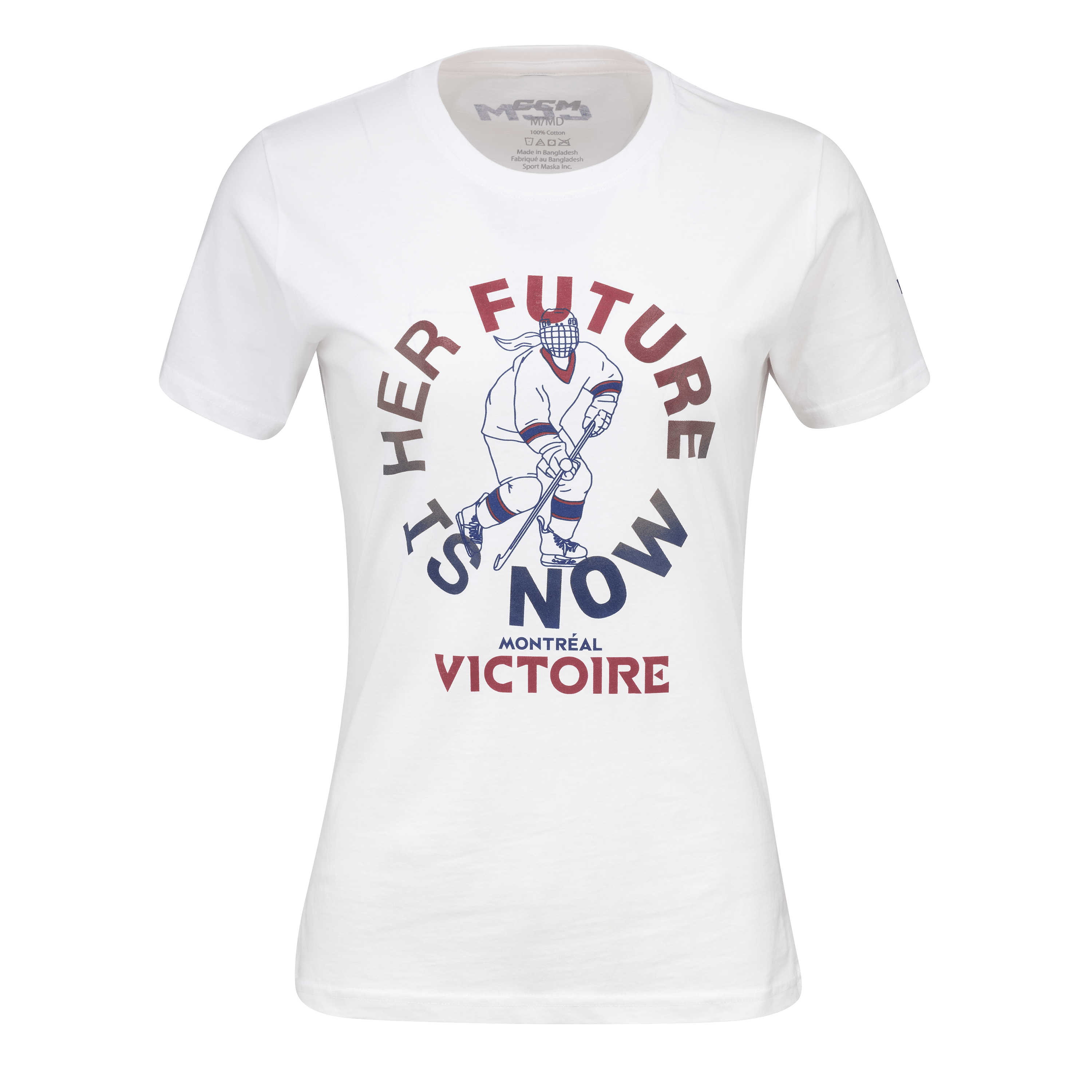 Montreal Victoire Adult CCM Her Future is Now Player Graphic T-Shirt - T-Shirt in White
