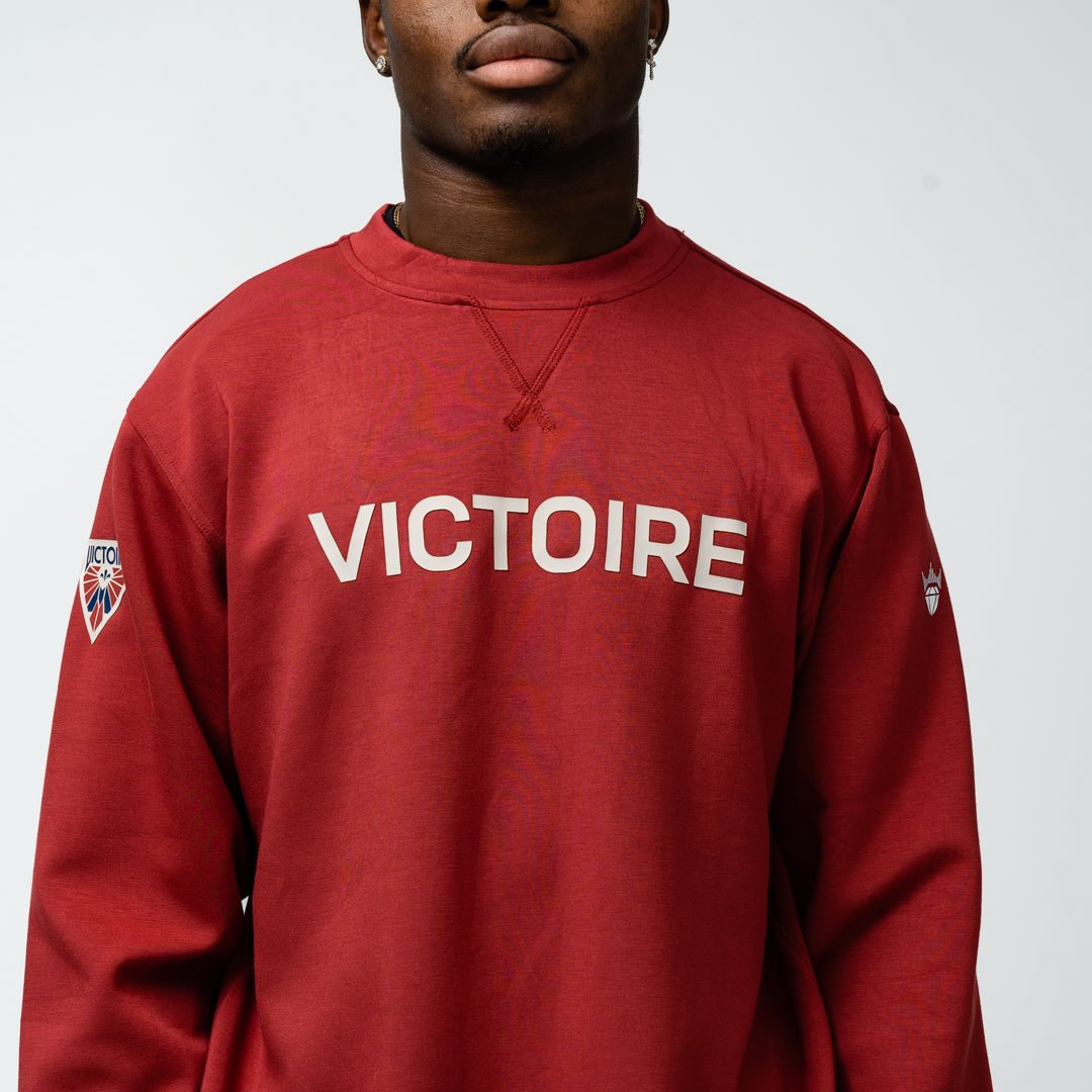 Montreal Victoire Adult Royalty Mythical Crewneck - Crewneck in Maroon