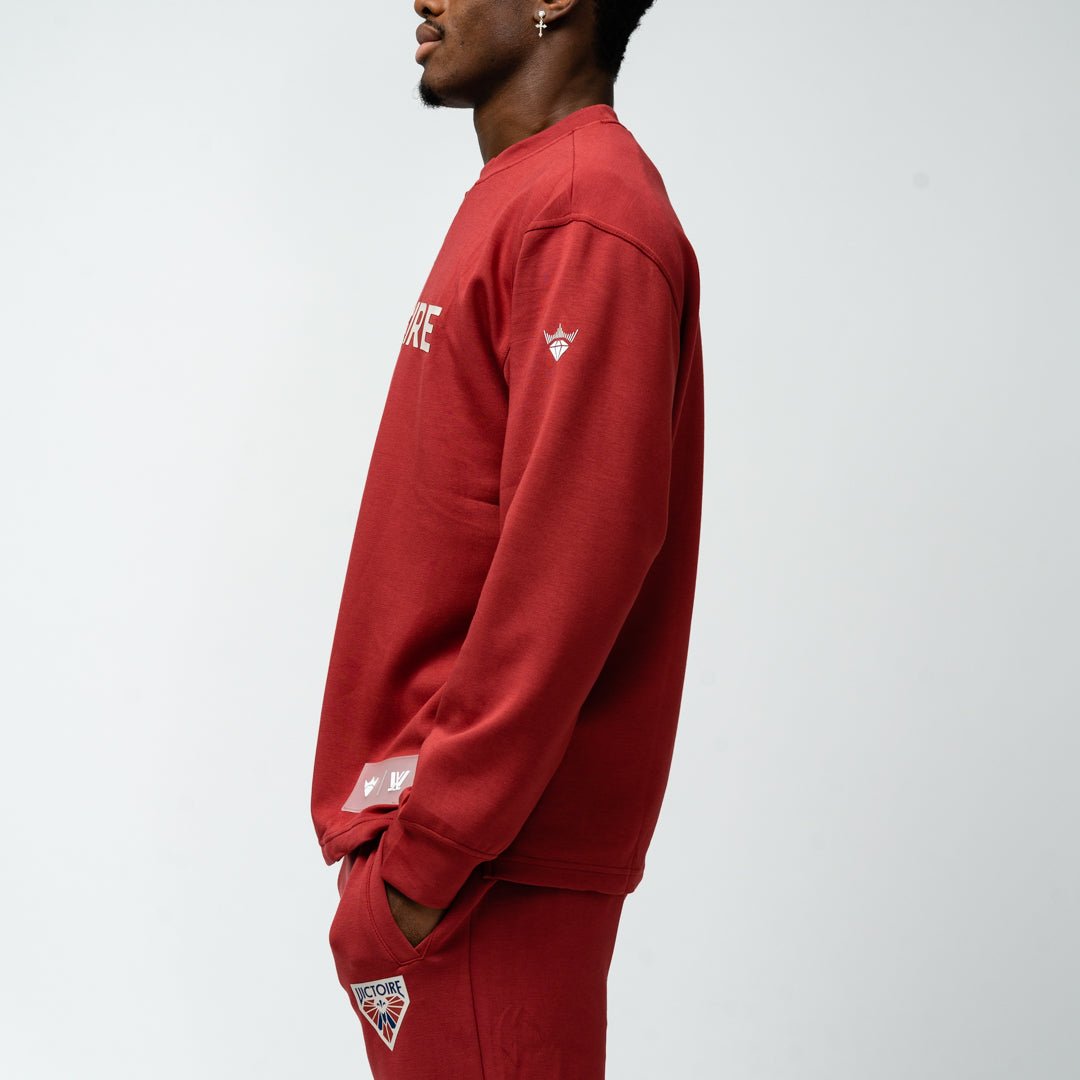 Montreal Victoire Adult Royalty Mythical Crewneck - Crewneck in Maroon