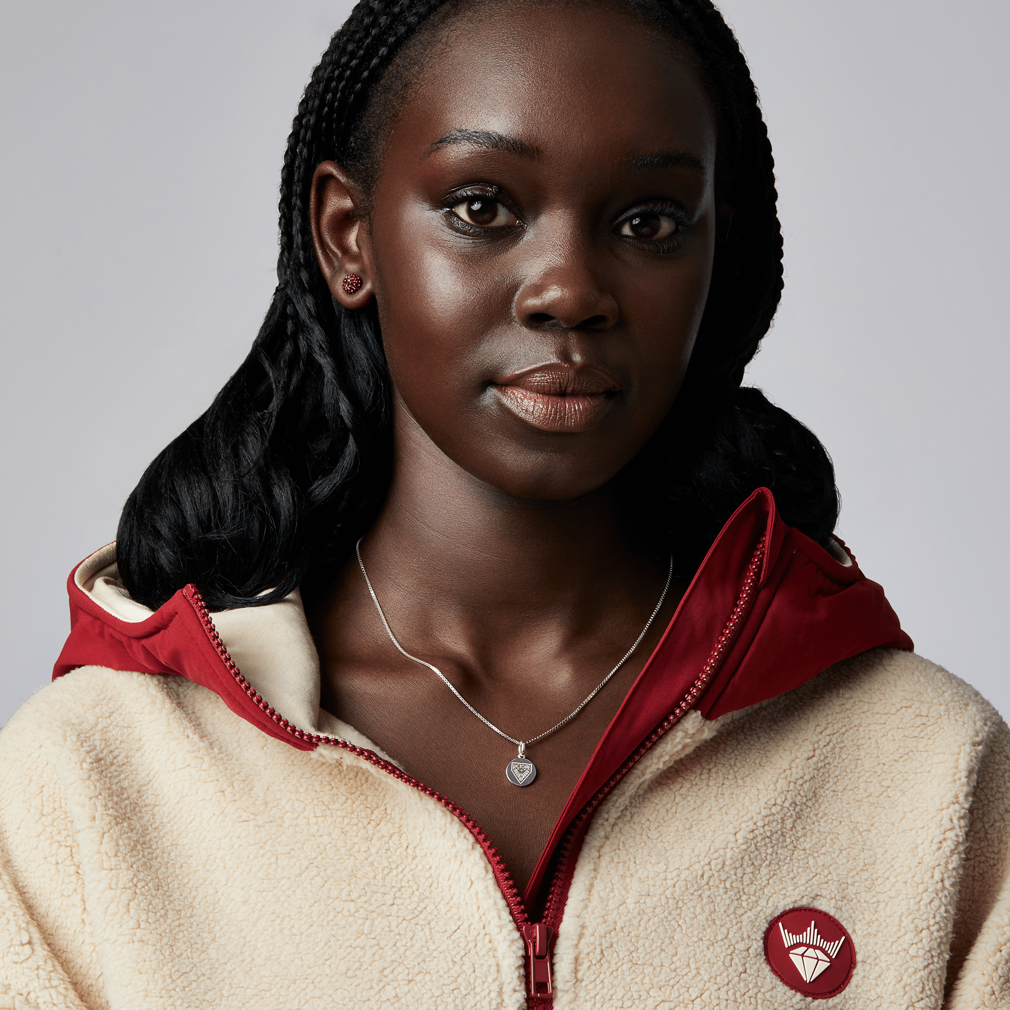 Montreal Victoire Hillberg & Berk Silver Medallion Necklace - Jewelry in Silver