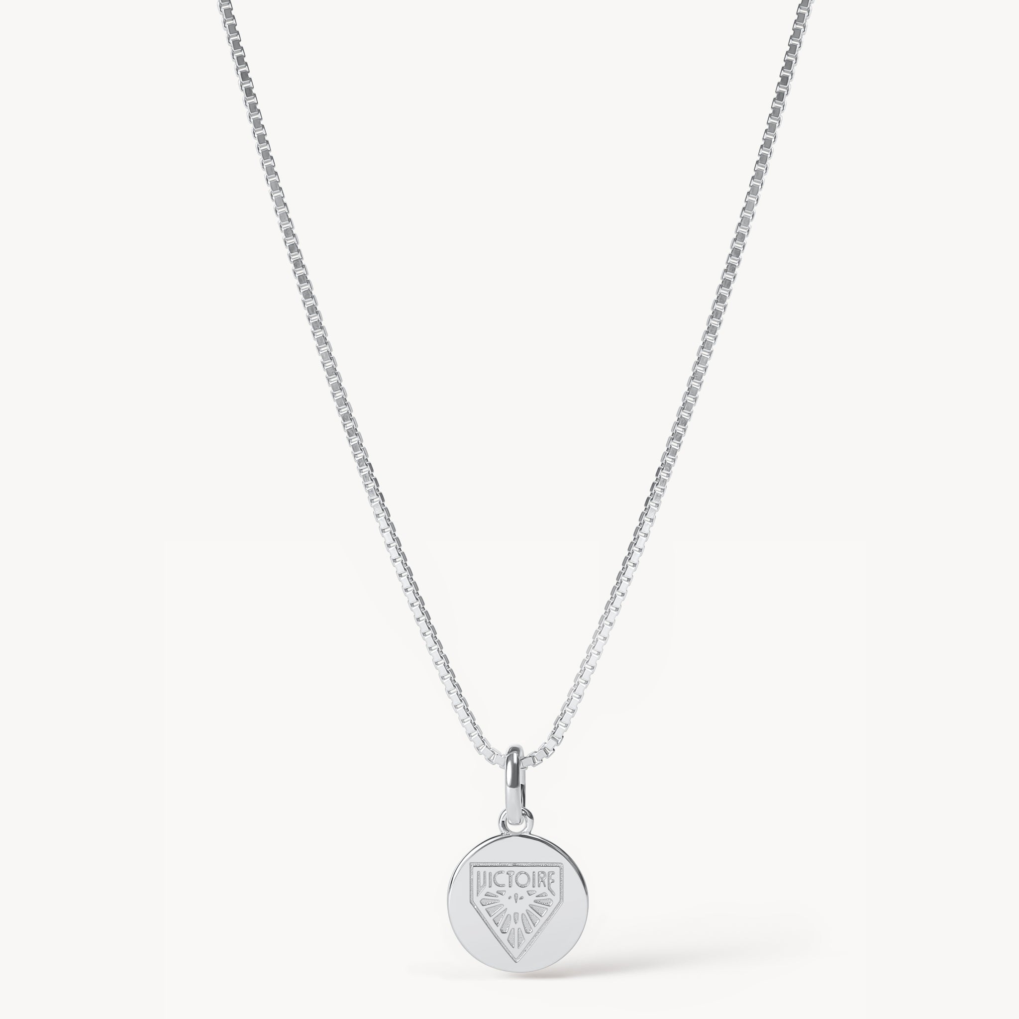 Montreal Victoire Hillberg & Berk Silver Medallion Necklace - Jewelry in Silver
