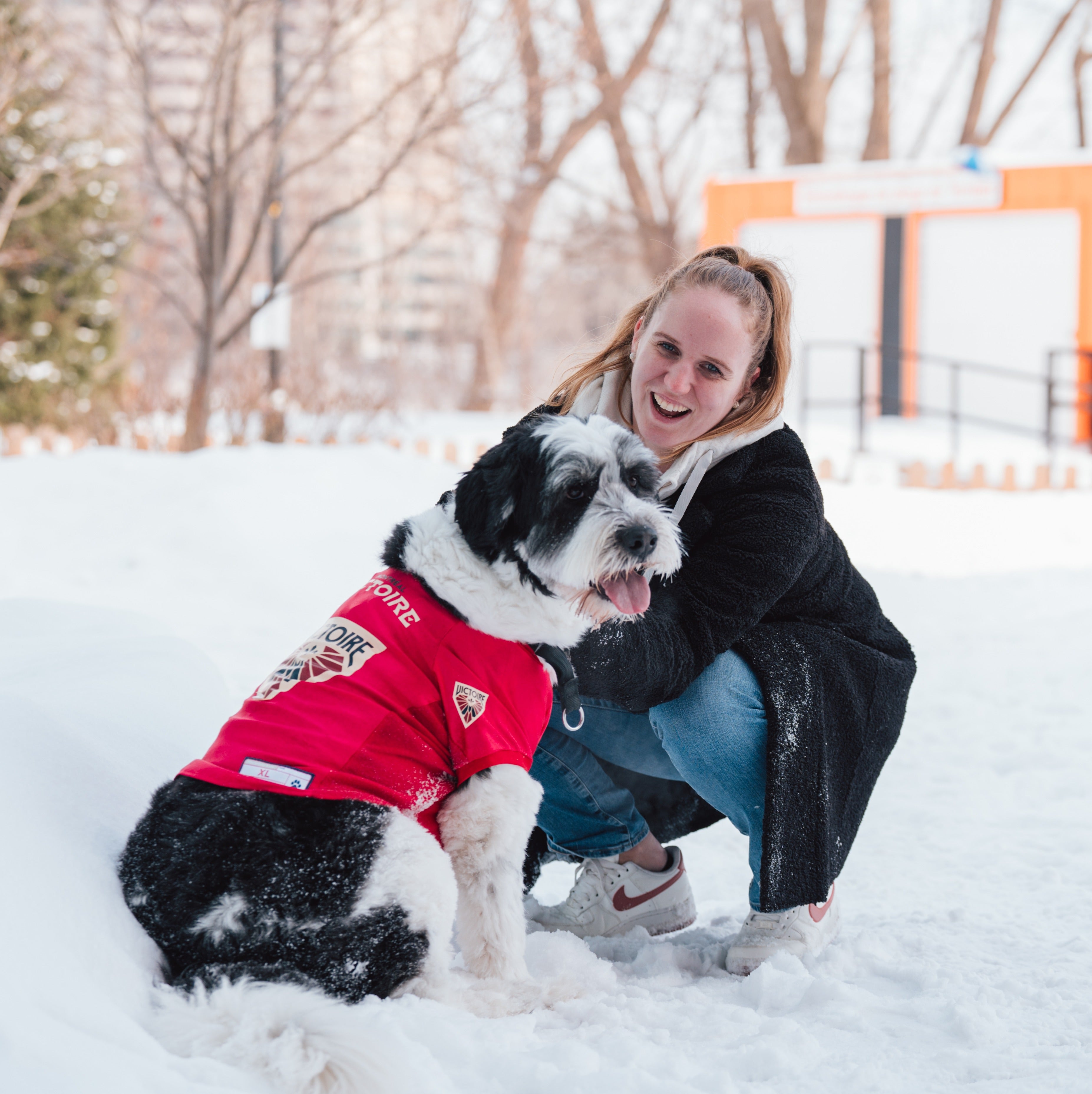 Montreal Victoire Stretch Pet Jersey - Pet in Maroon