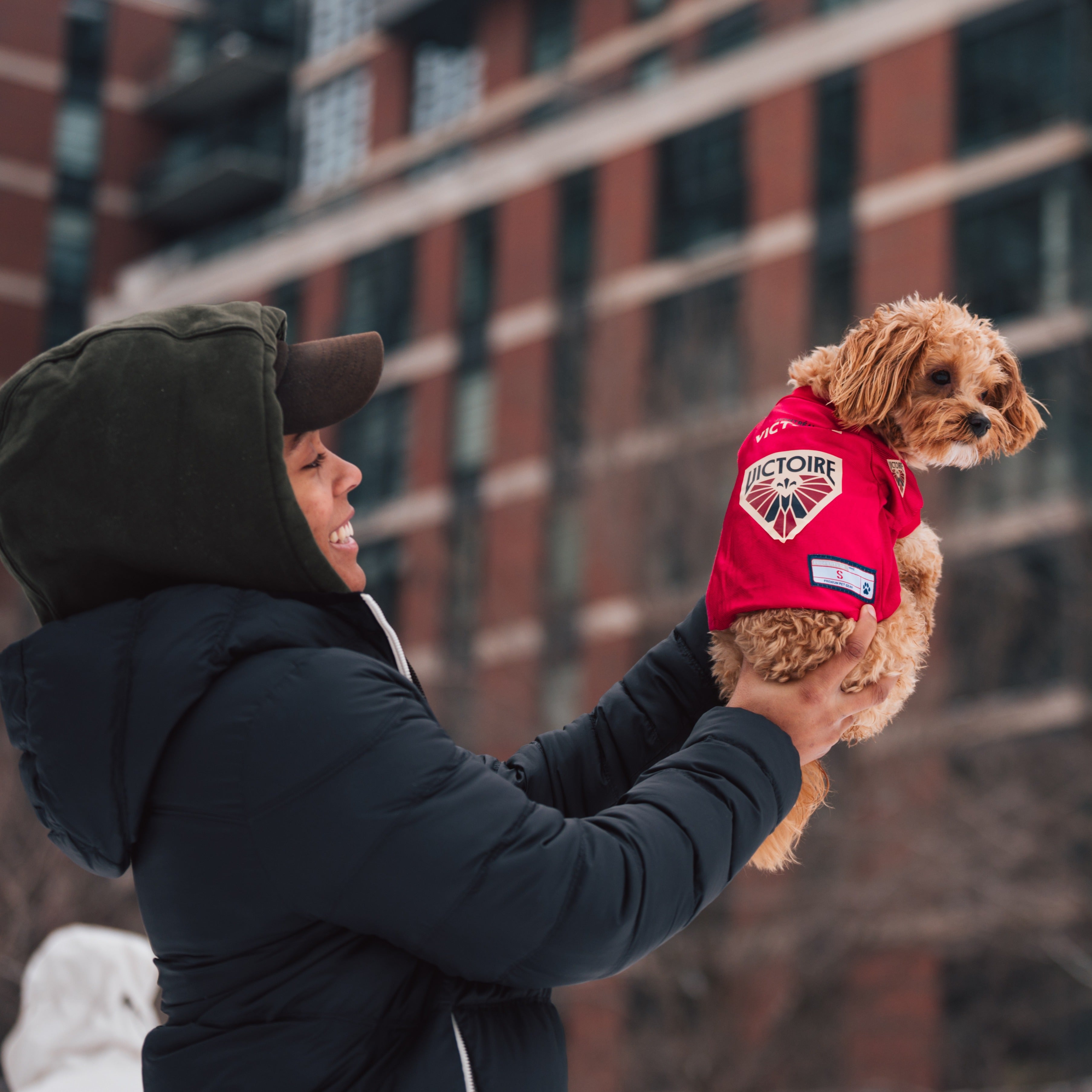 Montreal Victoire Stretch Pet Jersey - Pet in Maroon