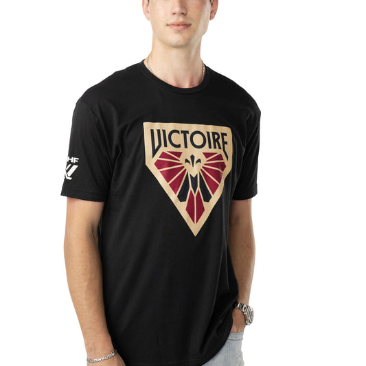 Montreal Victoire Unisex Bauer Front Logo Back Name T-Shirt