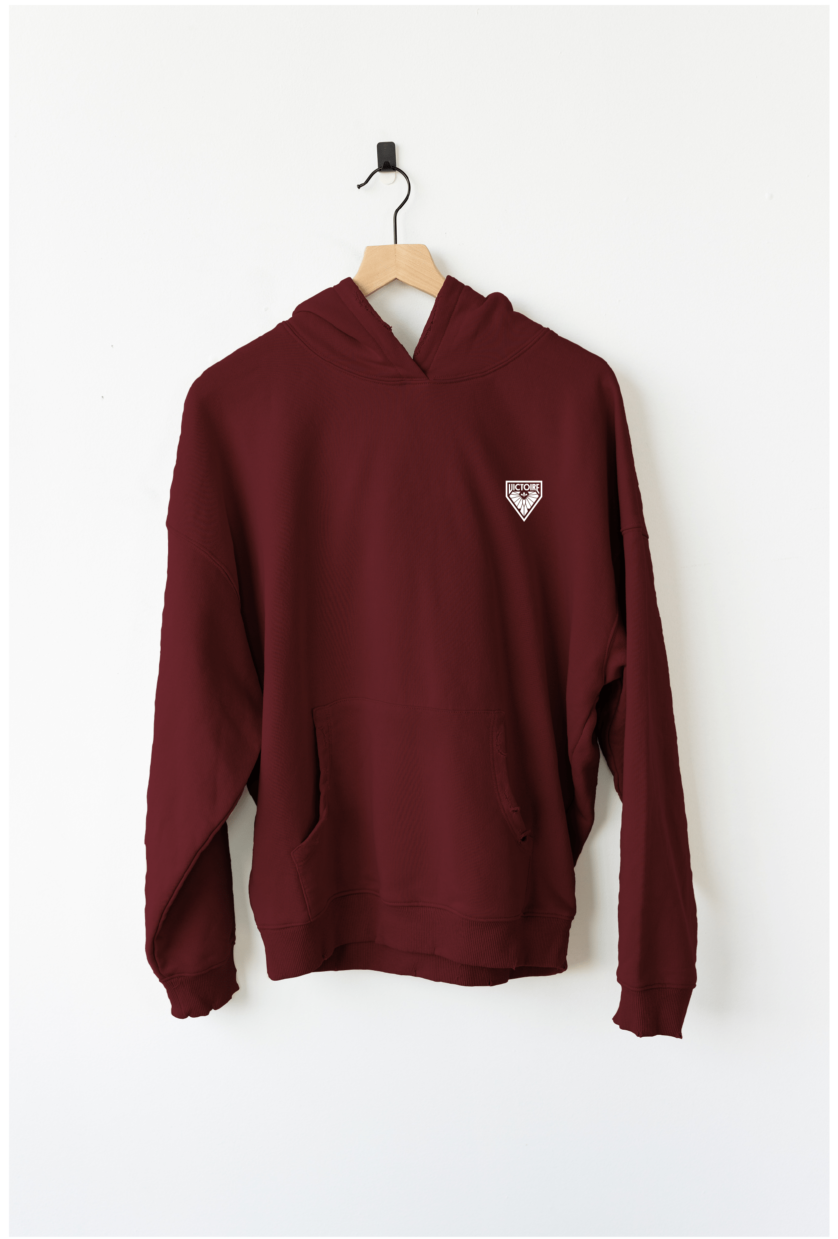 Montreal Victoire Unisex Line Change Back Hit Hockey Hoodie - Hoodie in Maroon