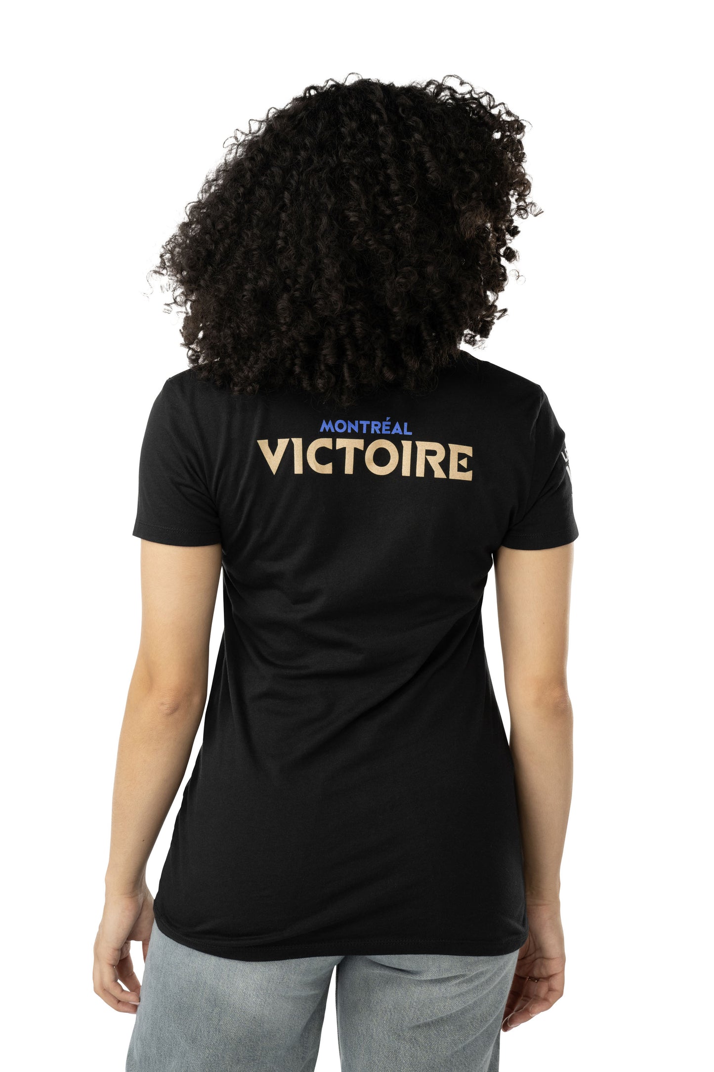 T-shirt femme Bauer logo avant nom arrière Victoire de Montréal