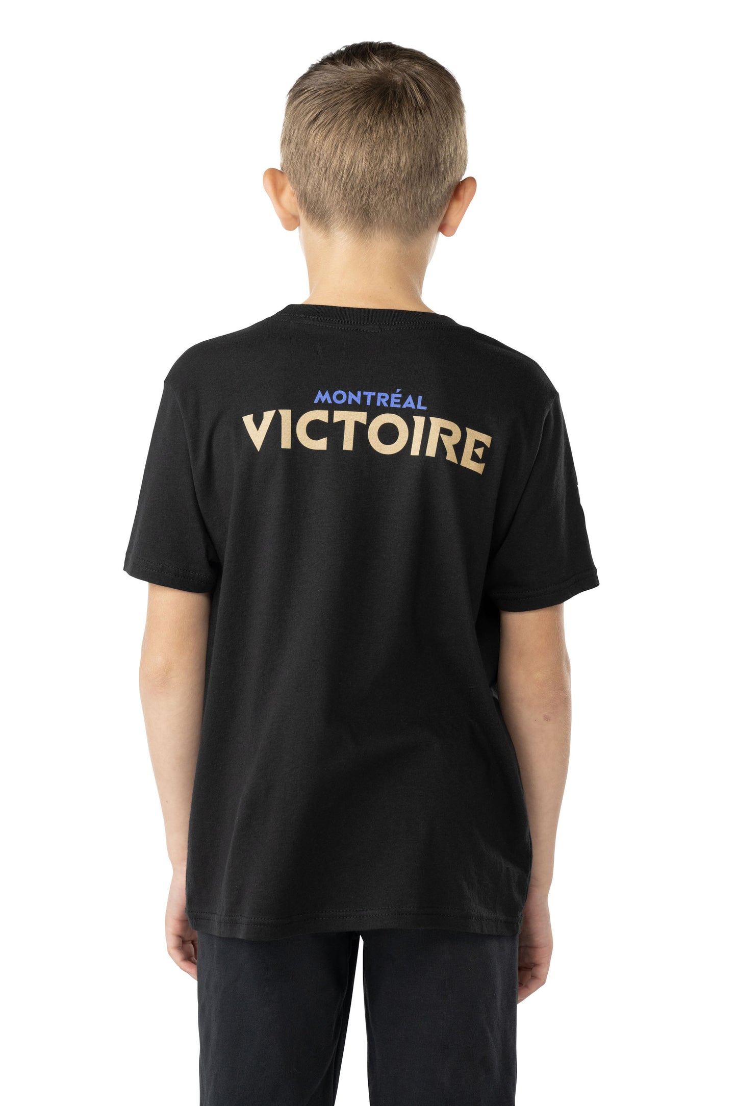 T-shirt junior Bauer logo avant nom arrière Victoire de Montréal