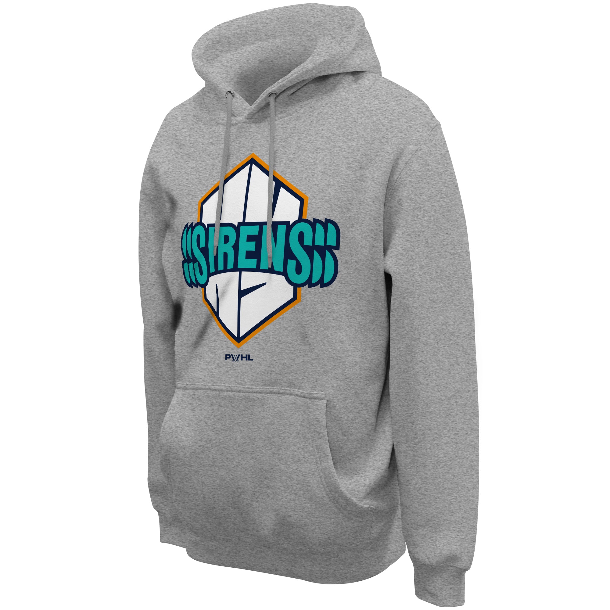 New York Sirens Unisex Stadium Essentials Logo Hoodie - Hoodie in Grey